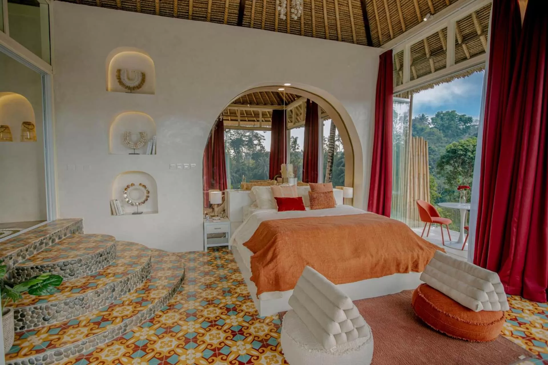 Bed in Villa Cella Bella Ubud