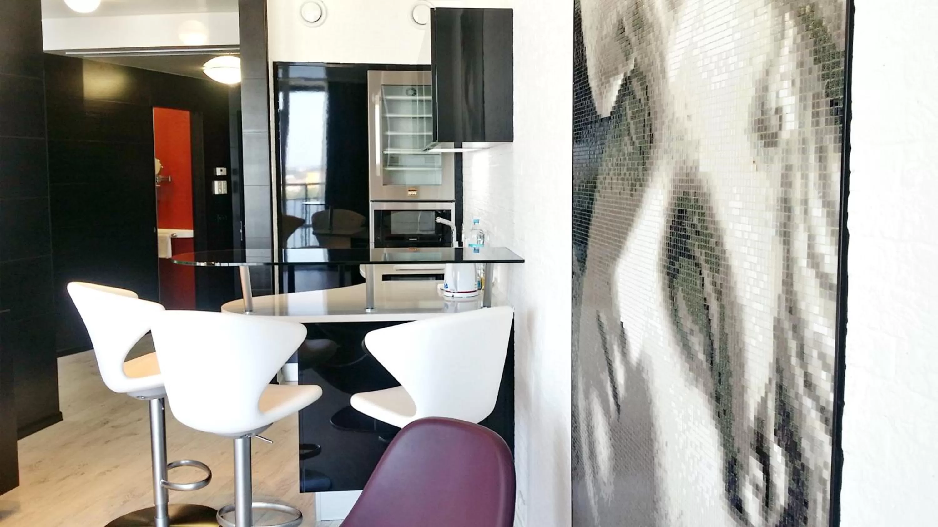 Decorative detail in Most City Apart-Hotel