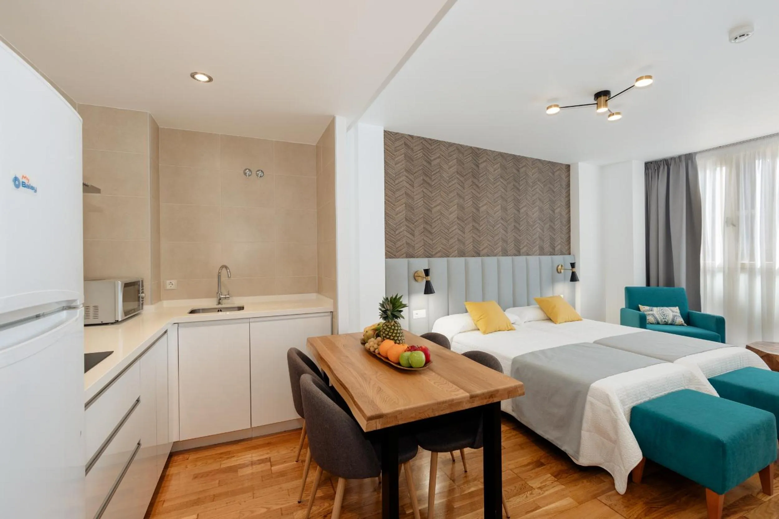 Bed in Apartamentos Debambú