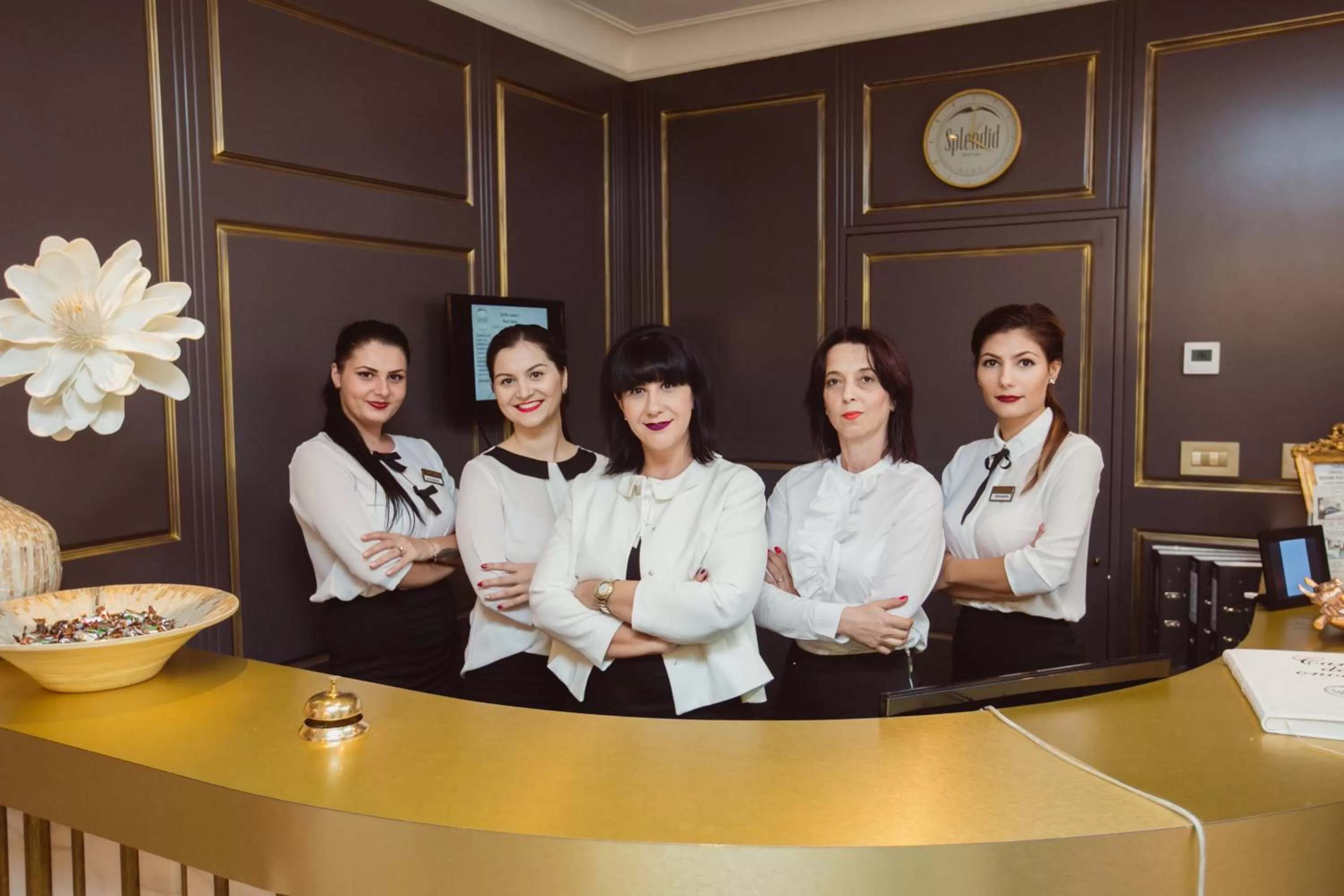 Staff in Hotel Splendid 1900