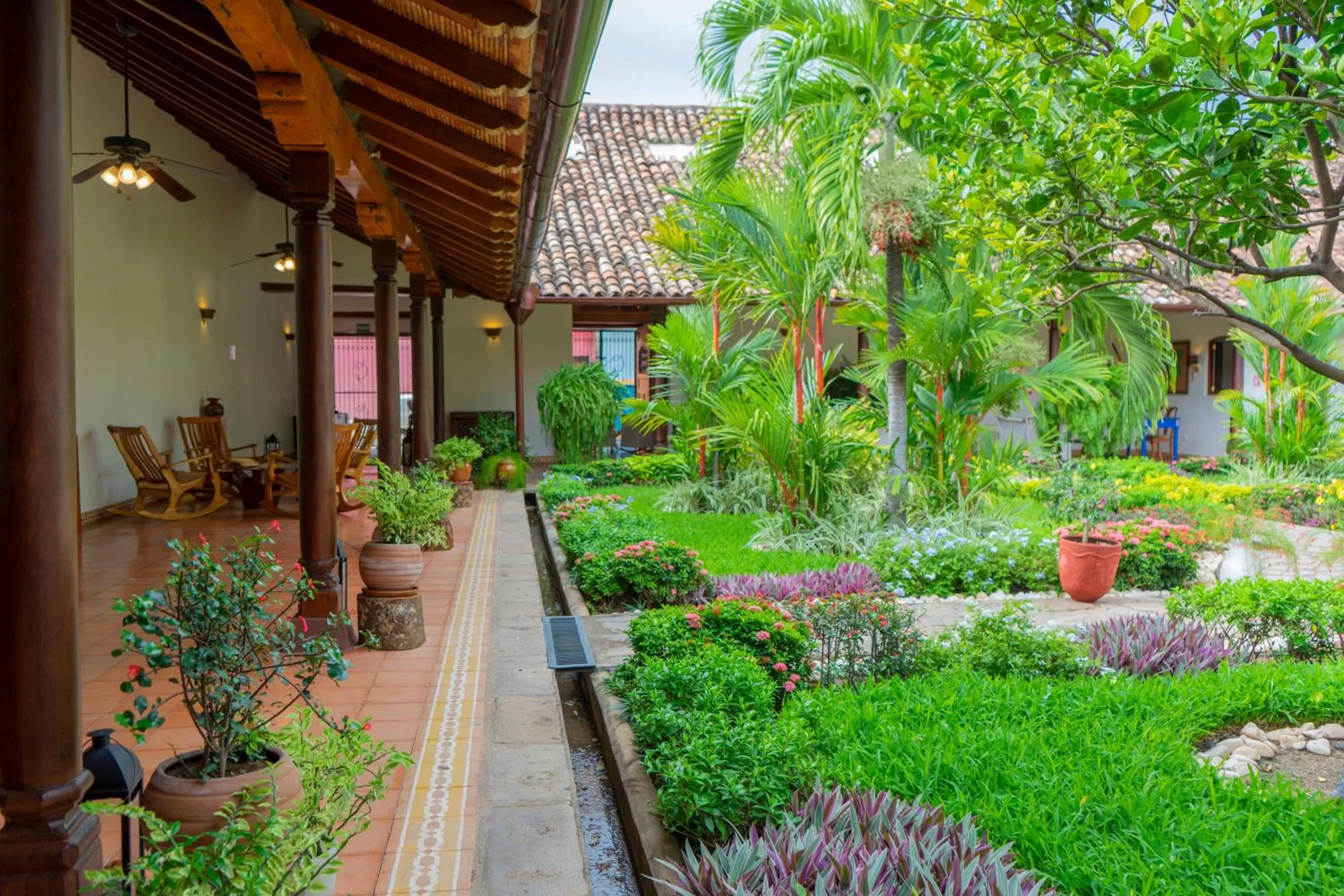 Garden in Hotel Boutique Adela