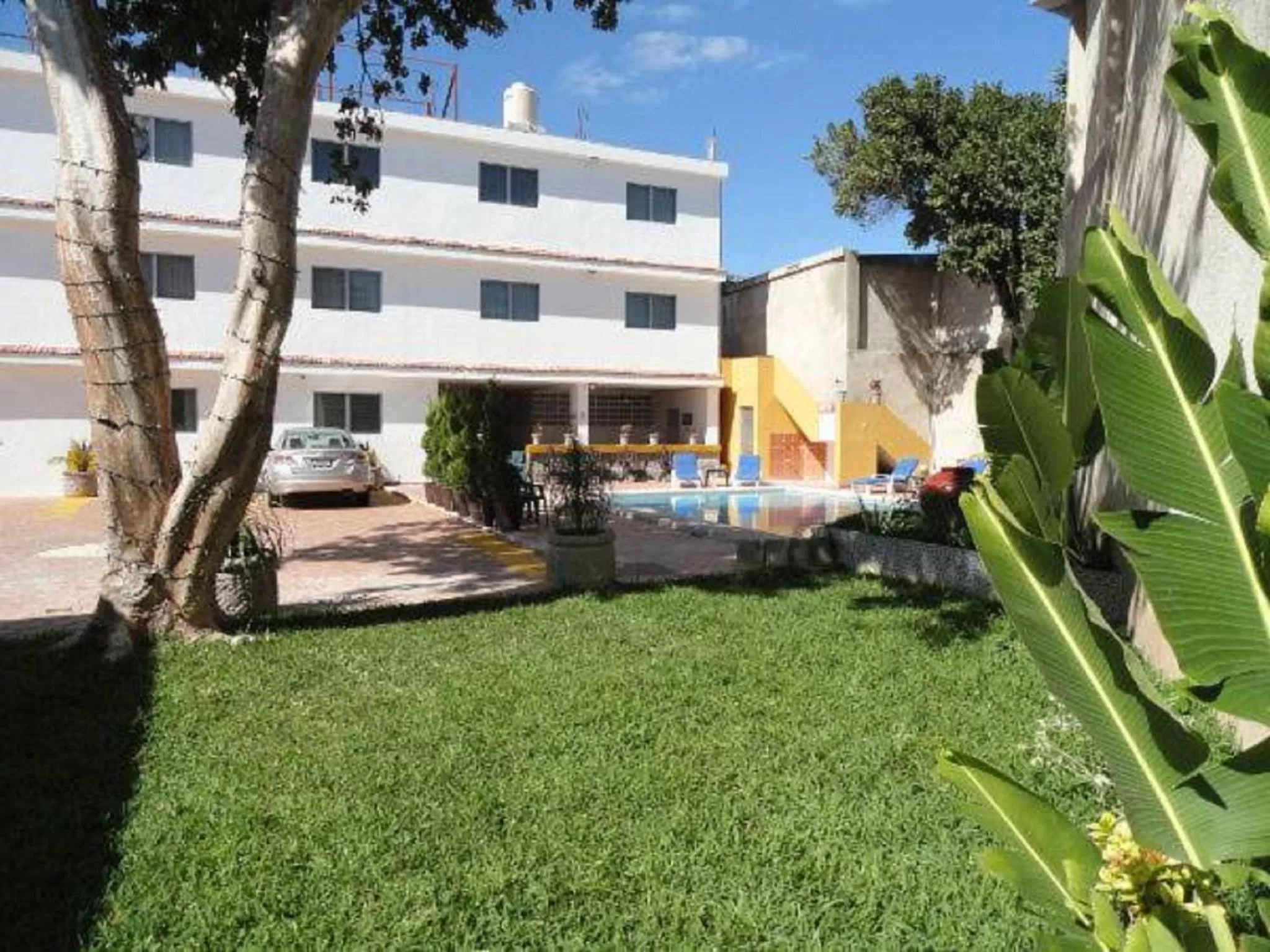 Property building in Hotel Las Dalias Inn