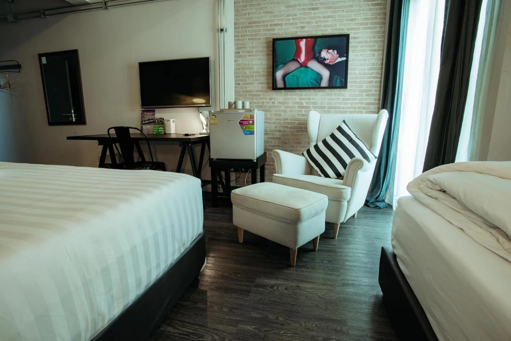 Bed in J Poshtel Chiangmai