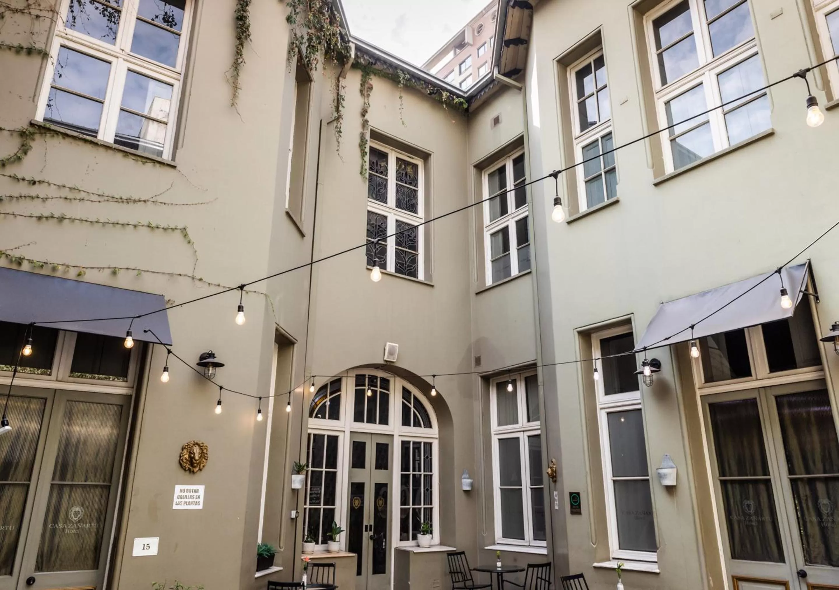 Balcony/Terrace in Hotel Casa Zañartu