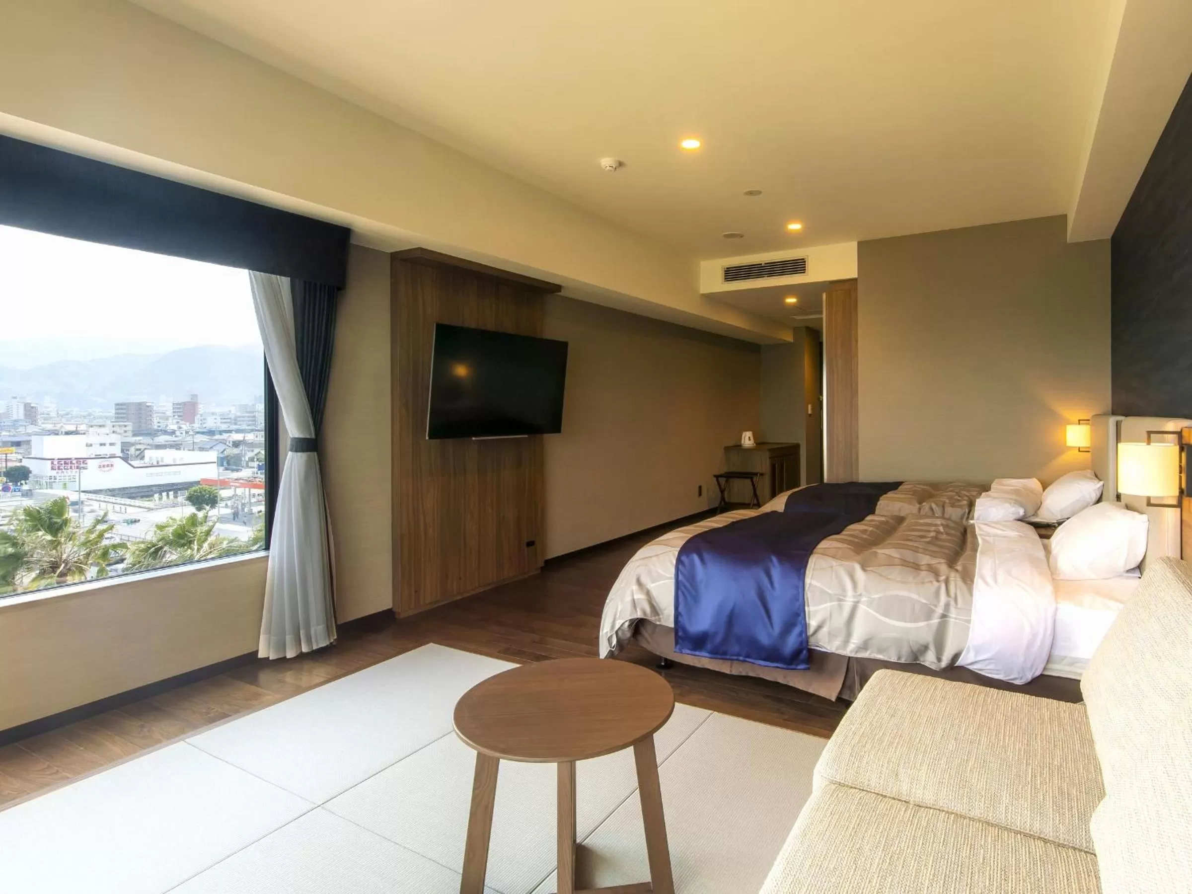 Photo of the whole room, Bed in REX HOTEL Beppu