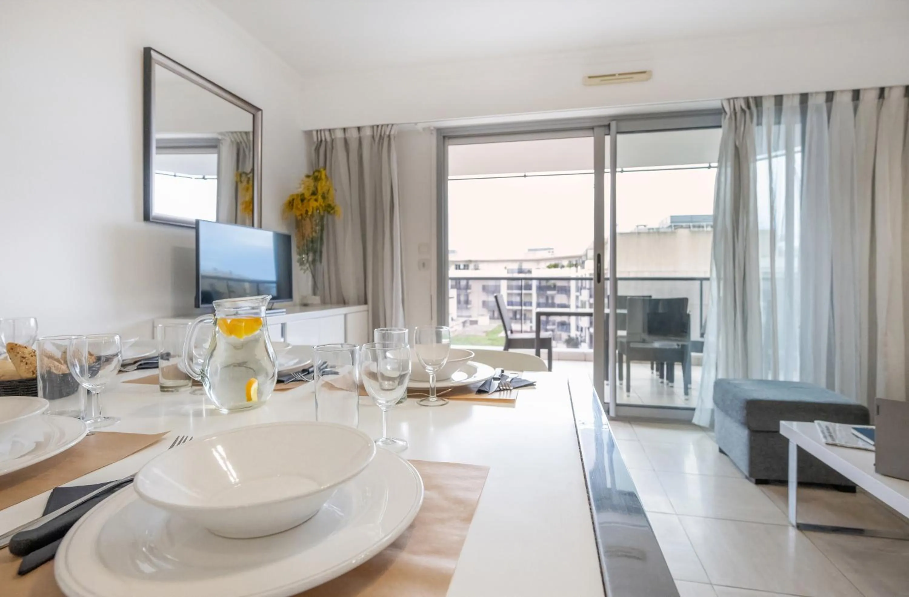 Living room in Nemea Appart Hotel Le Lido Cagnes sur Mer