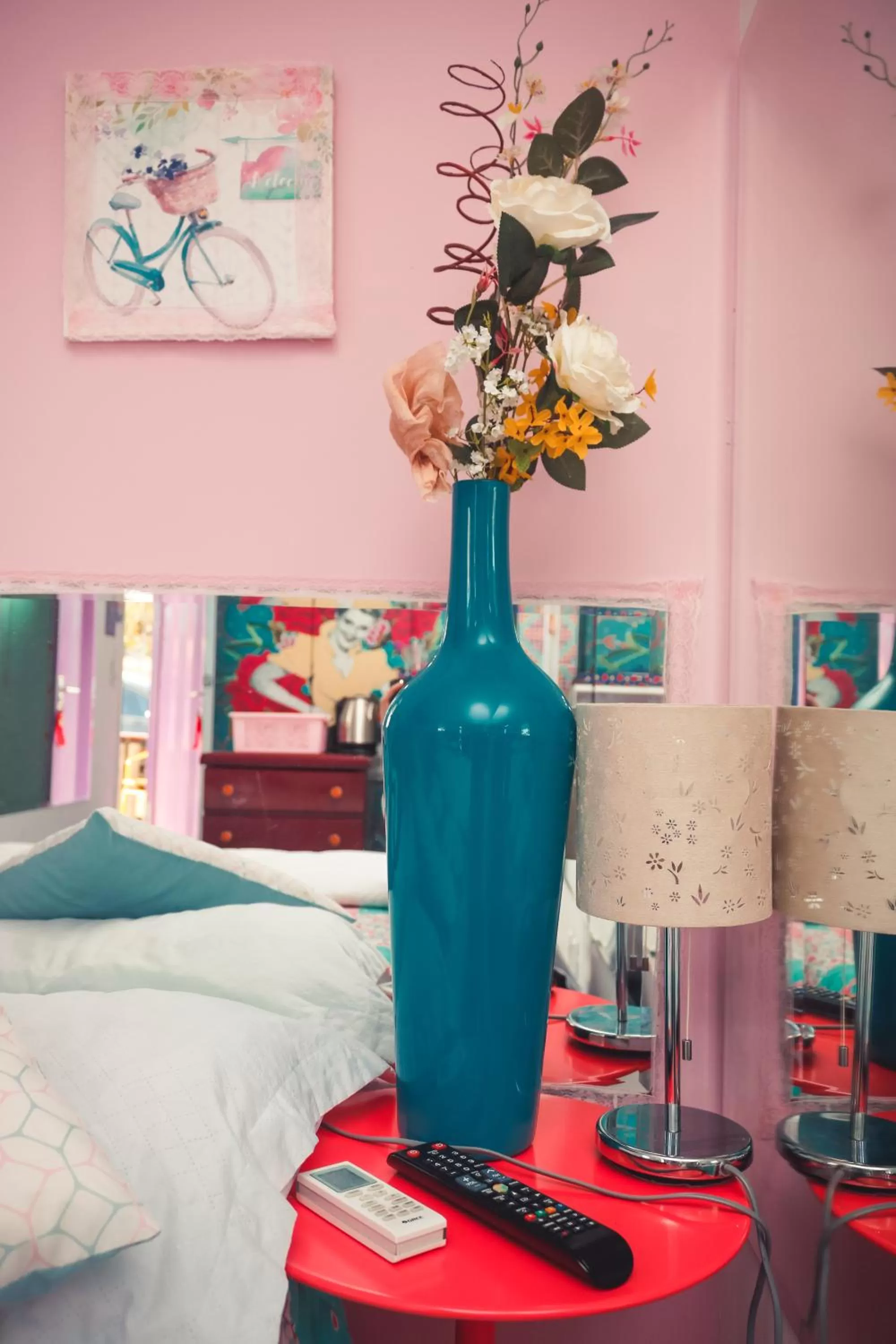 Bed in Pousada OceAnas Frente Mar Estaleiro