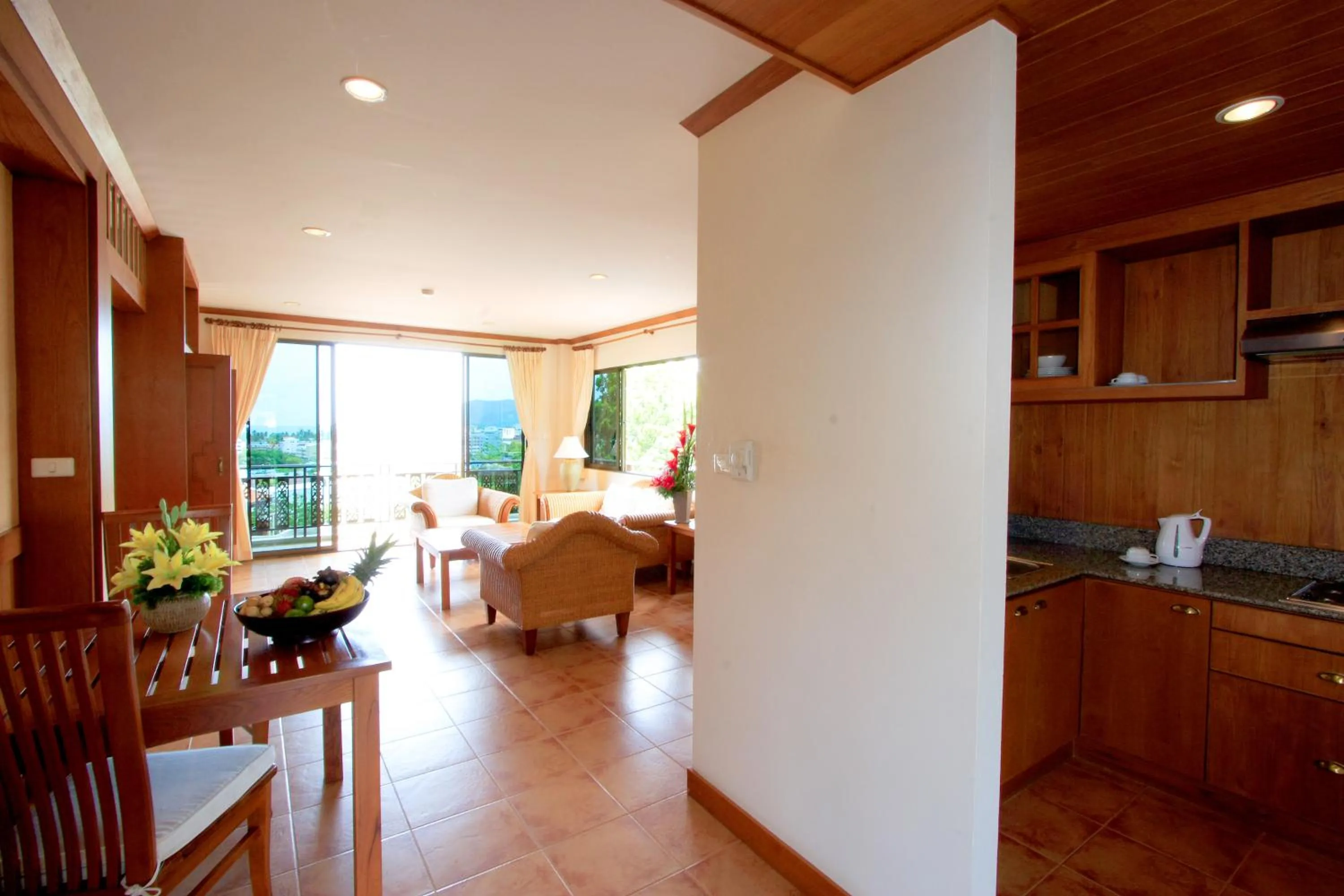 Living room in Sun Hill Hotel Patong