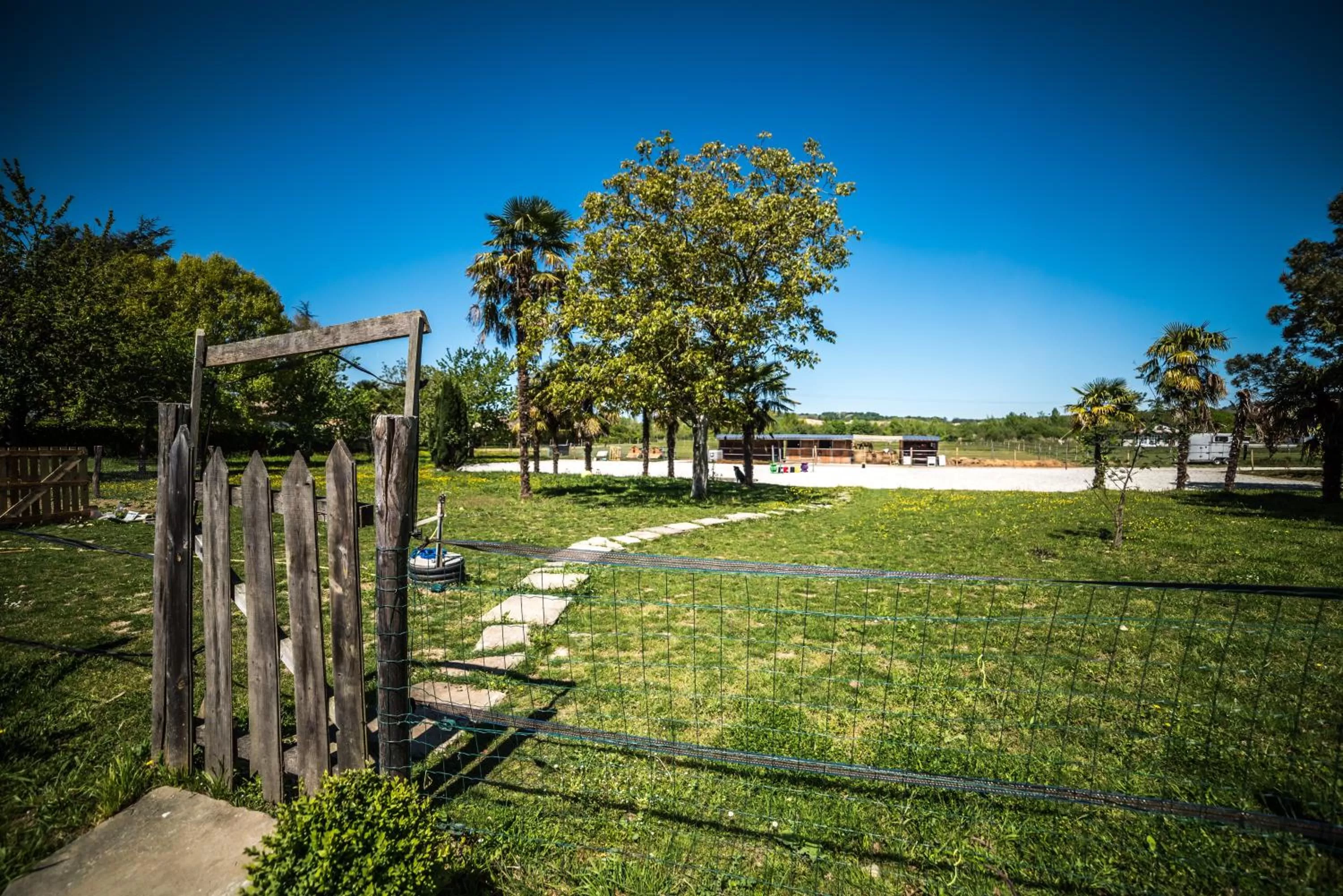 Garden in Les chambres de Lily