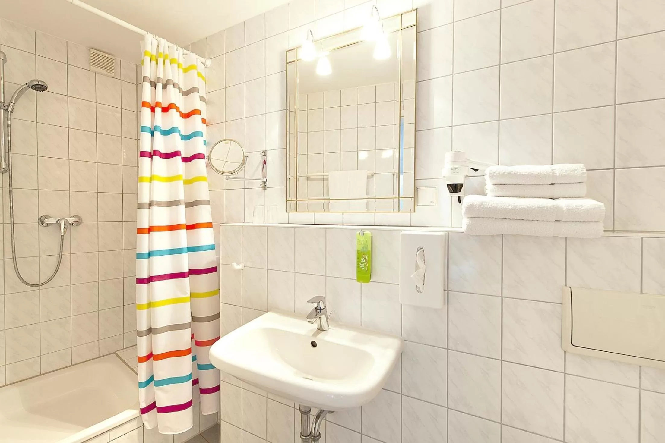 Shower in Hotel Forsthaus