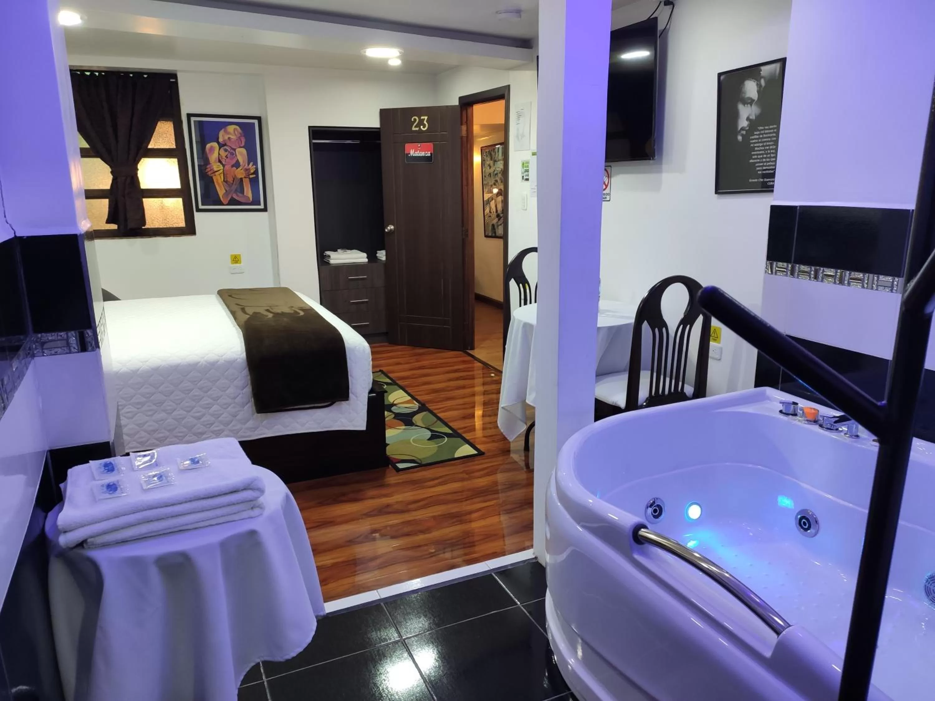 Bed in Hotel el Che No apto para corruptos