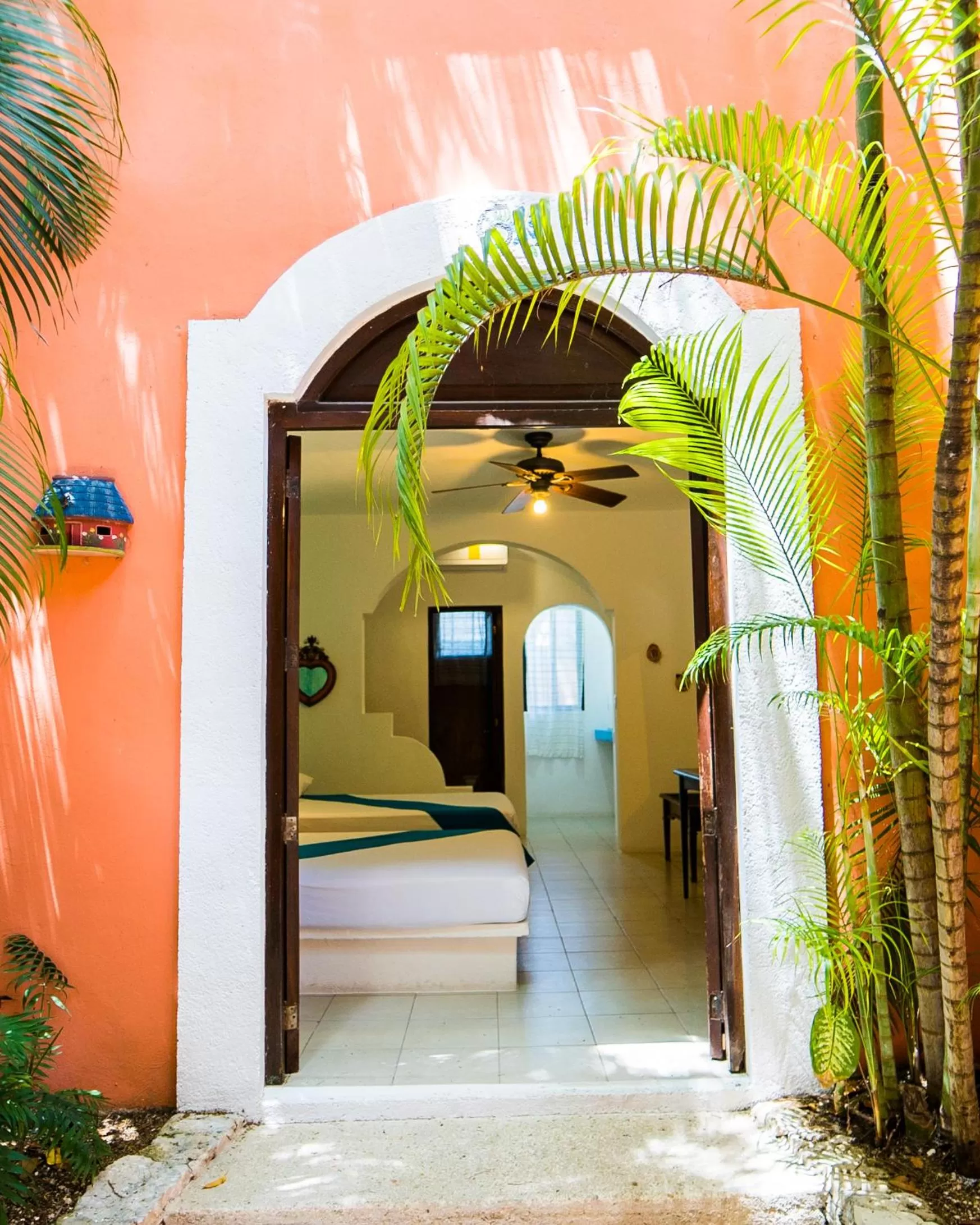 Decorative detail in Hotel Casa de las Flores