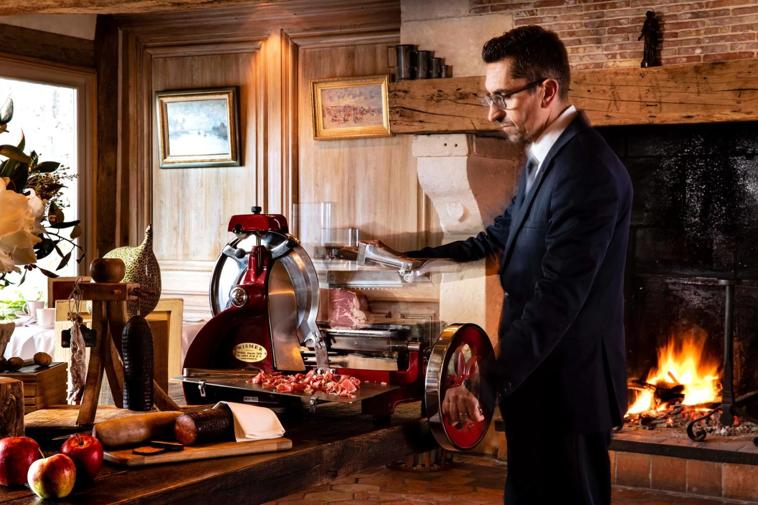 Buffet breakfast in La Ferme Saint Simeon Hotel & Spa - Relais & Chateaux