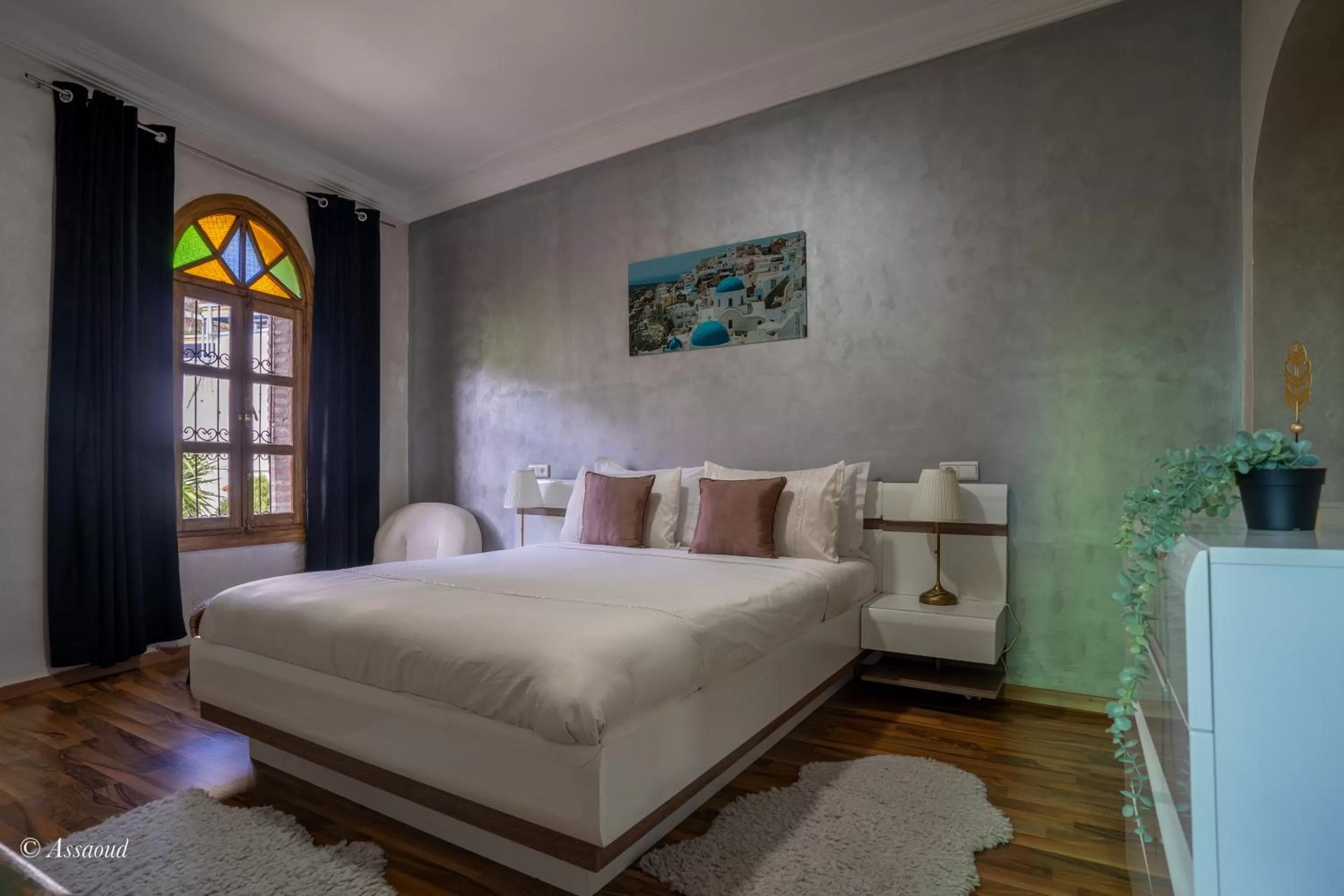 Bed in Hôtel ZIRYAB