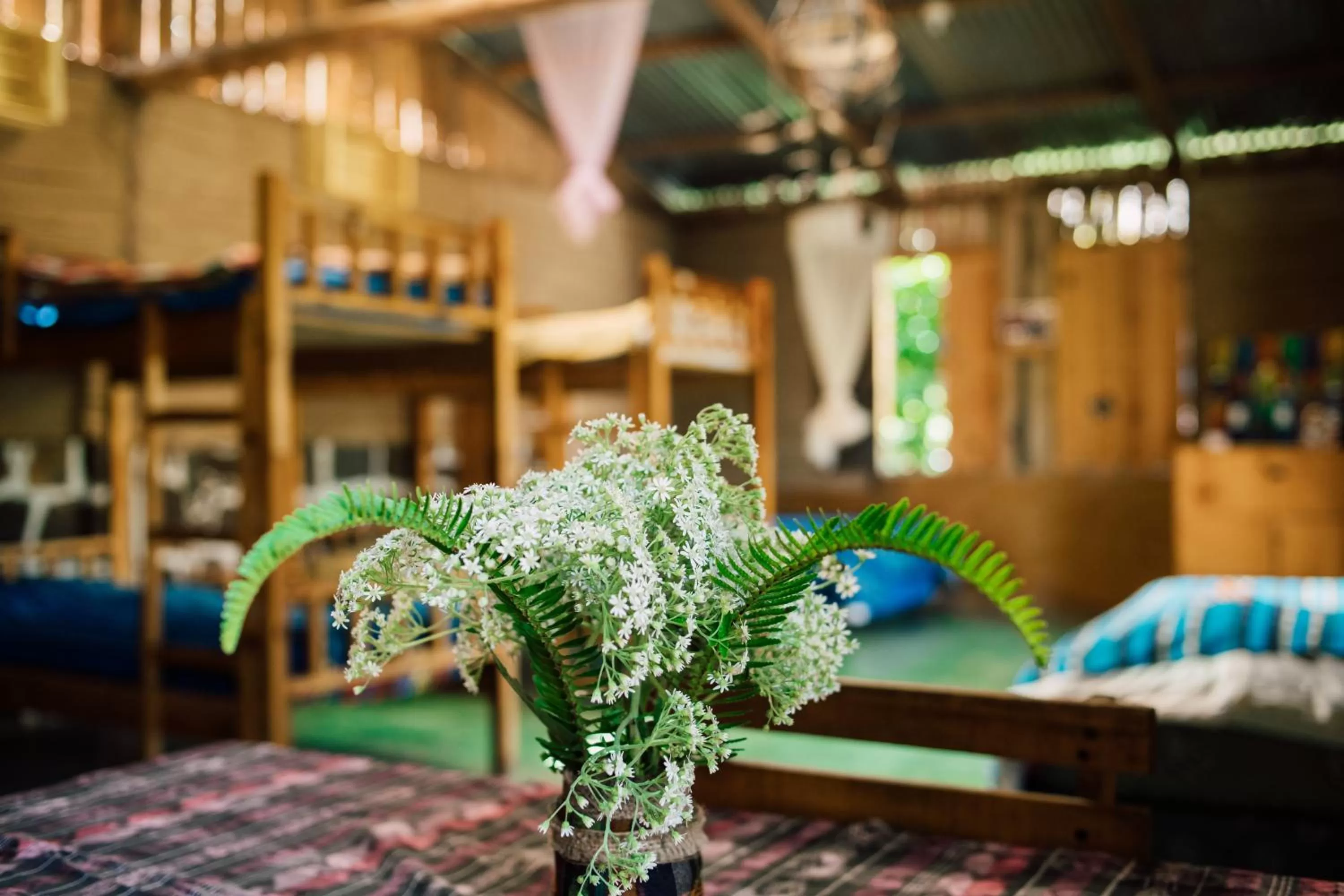 Bedroom in Eco-Hotel Mayachik