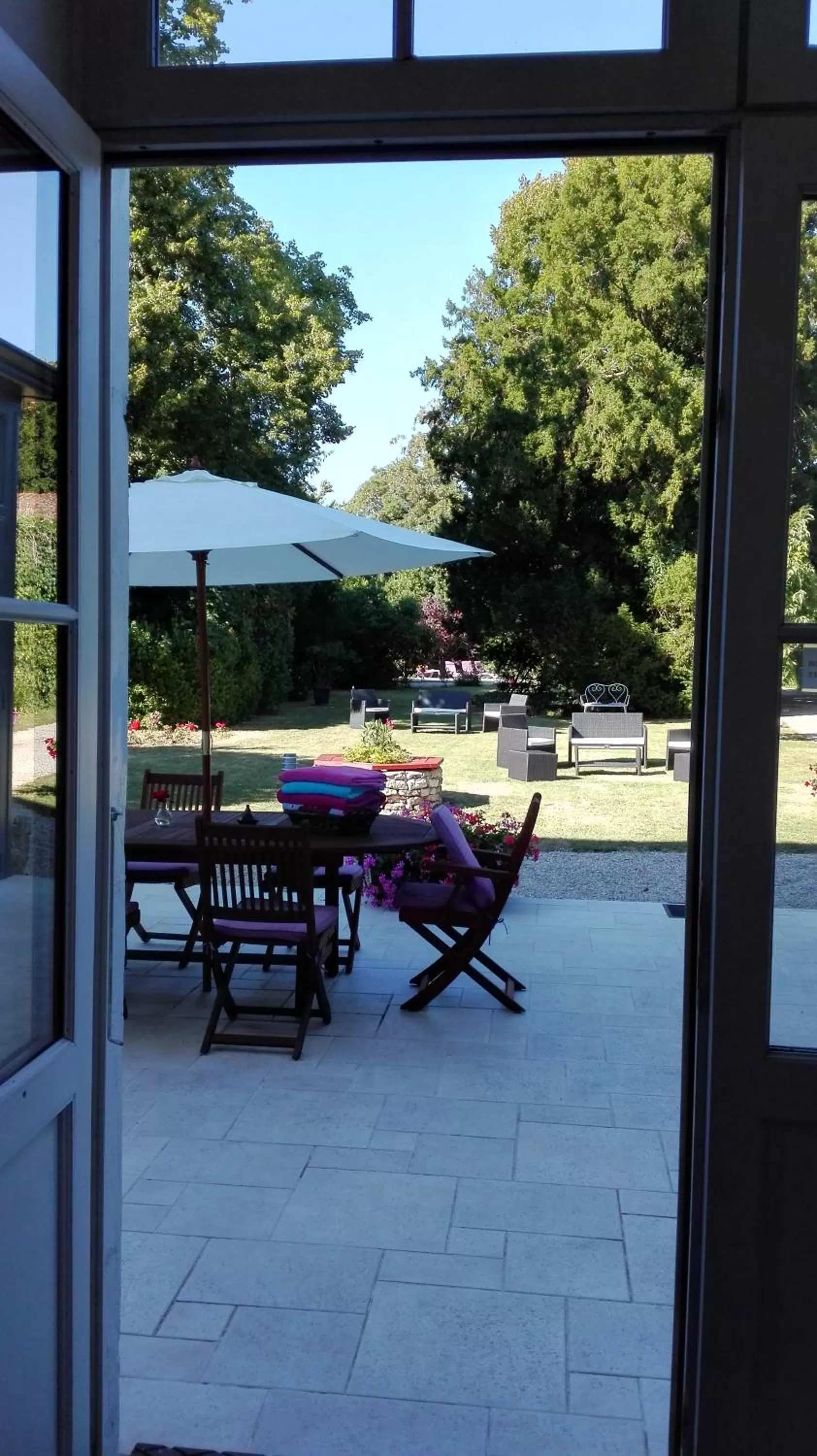 Garden view in H de Surgères