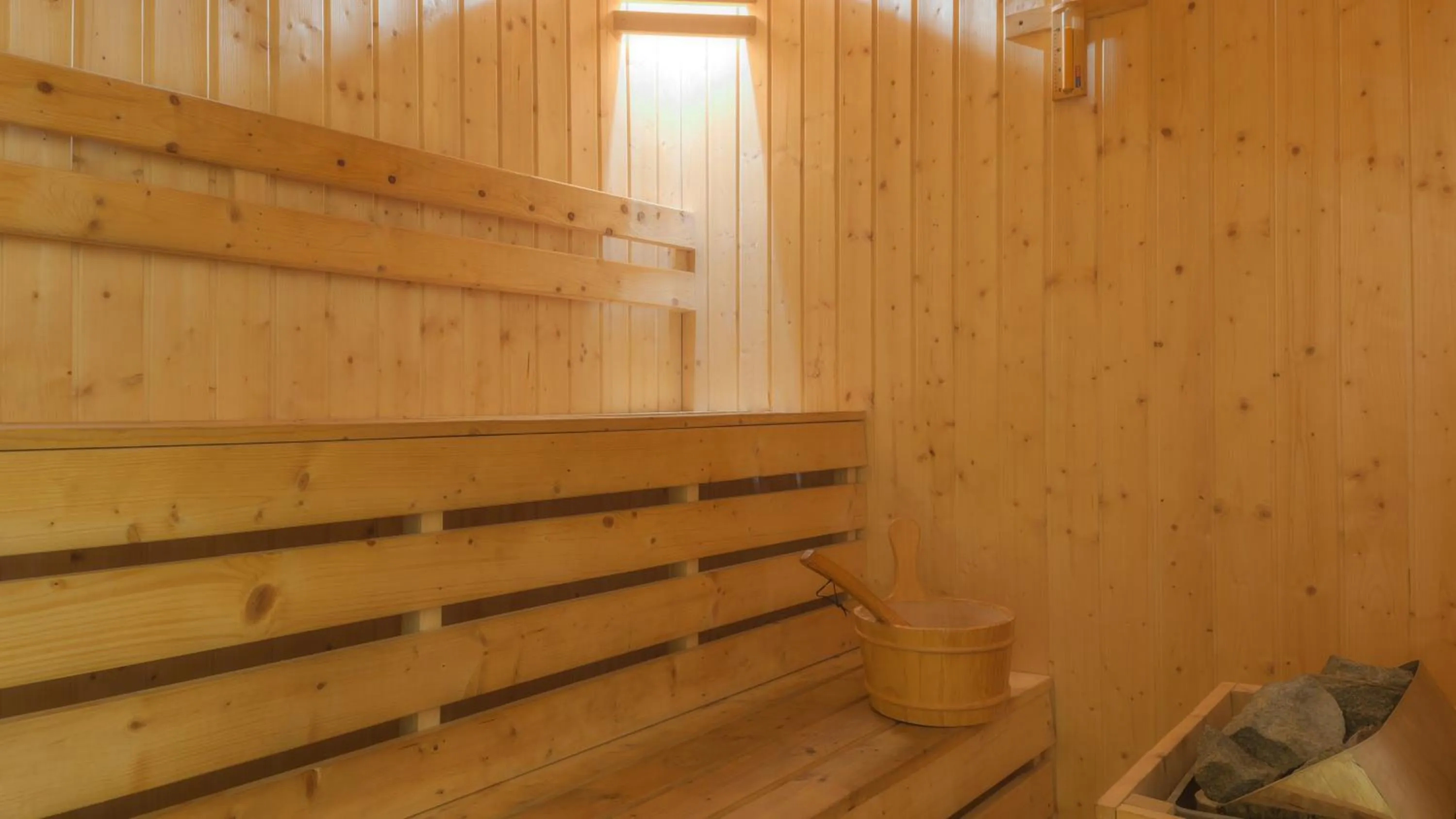 Sauna in The Claridges Nabha Residence