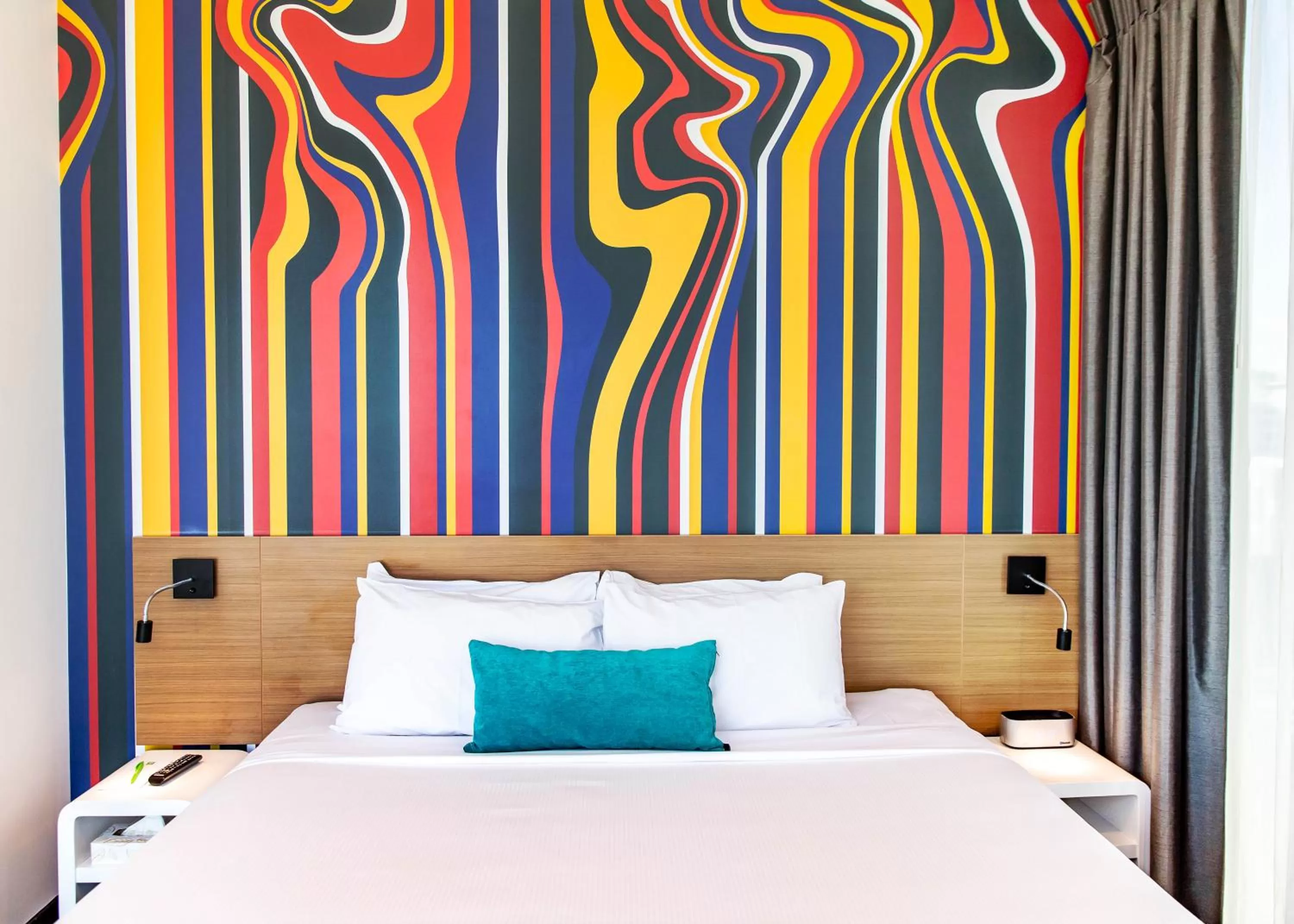 Bed in ibis Styles Brisbane Elizabeth Street