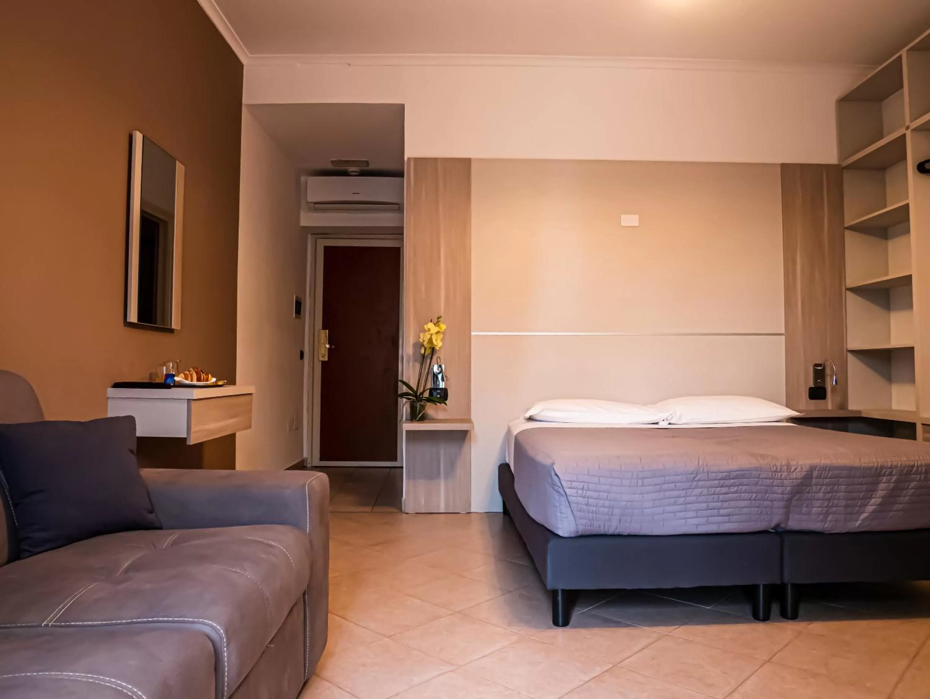 Bed in San Marco Hotel