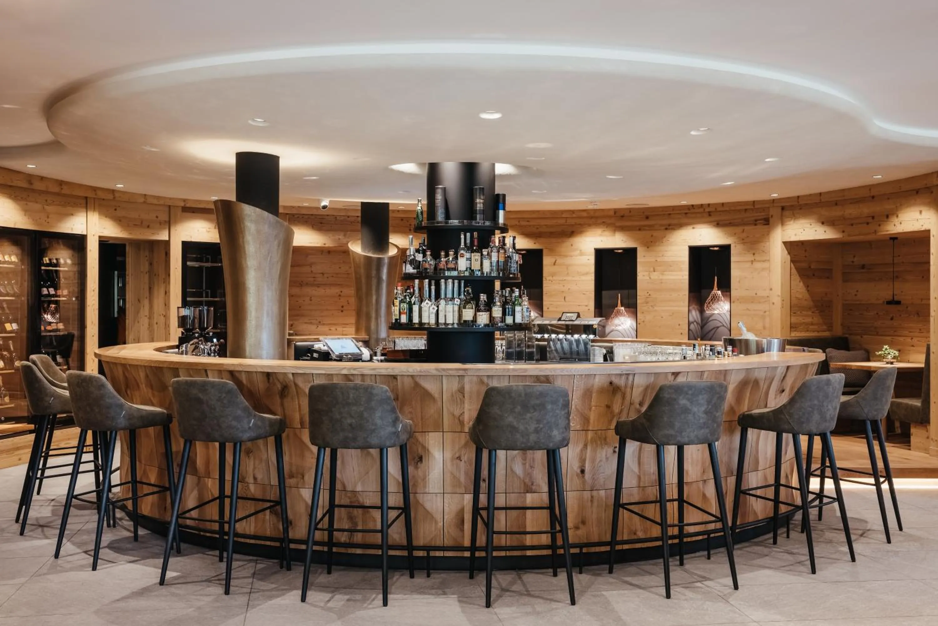 Lounge or bar in Kolfuschgerhof Mountain Resort