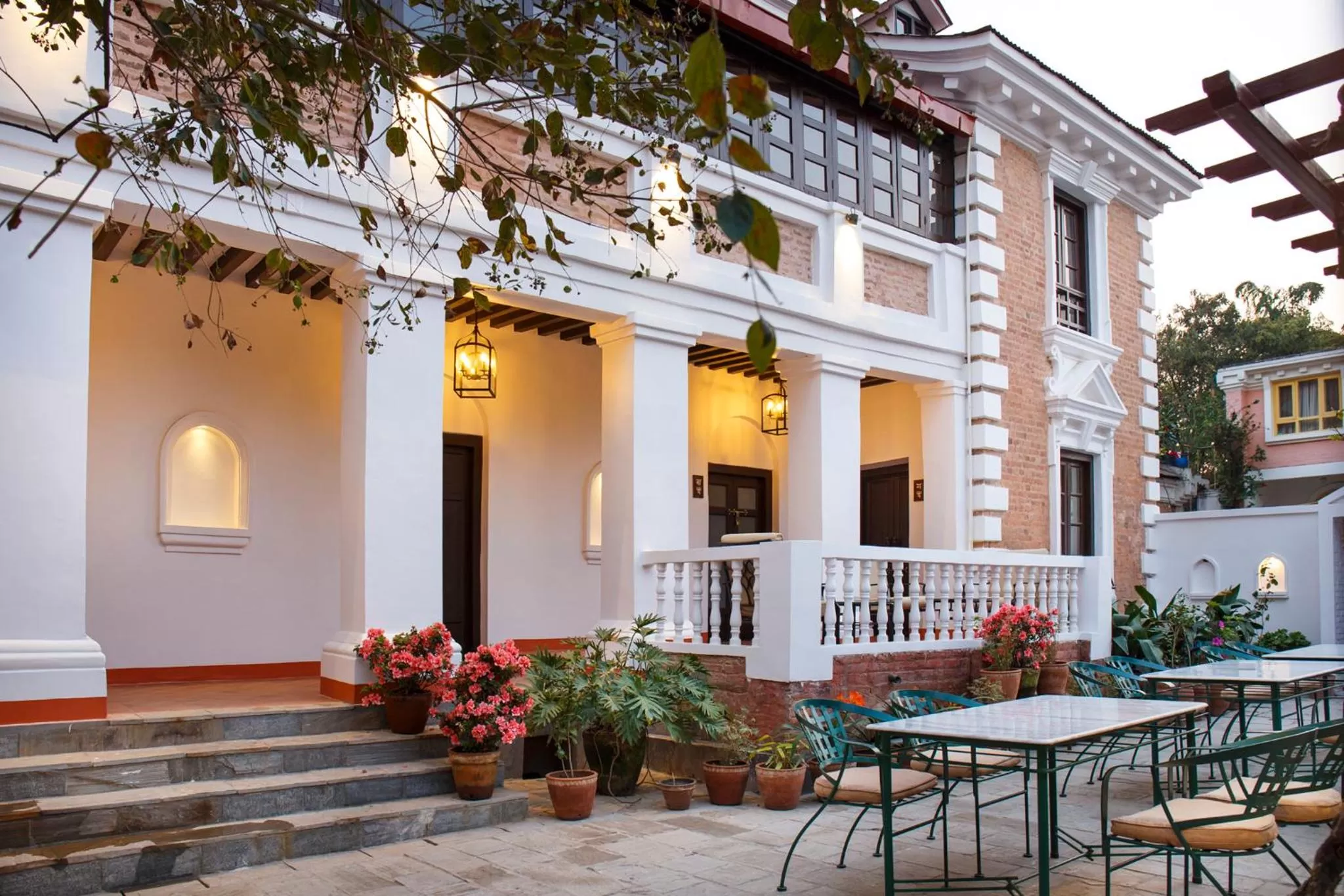 Property building in Thamel Villa Heritage Hotel