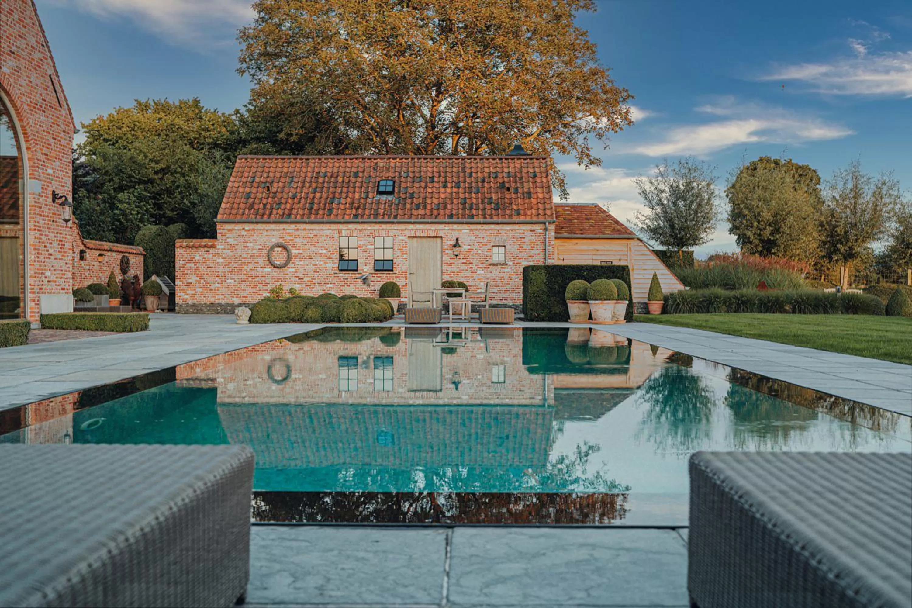 Swimming pool in Boutique Hotel De Brakelhoen