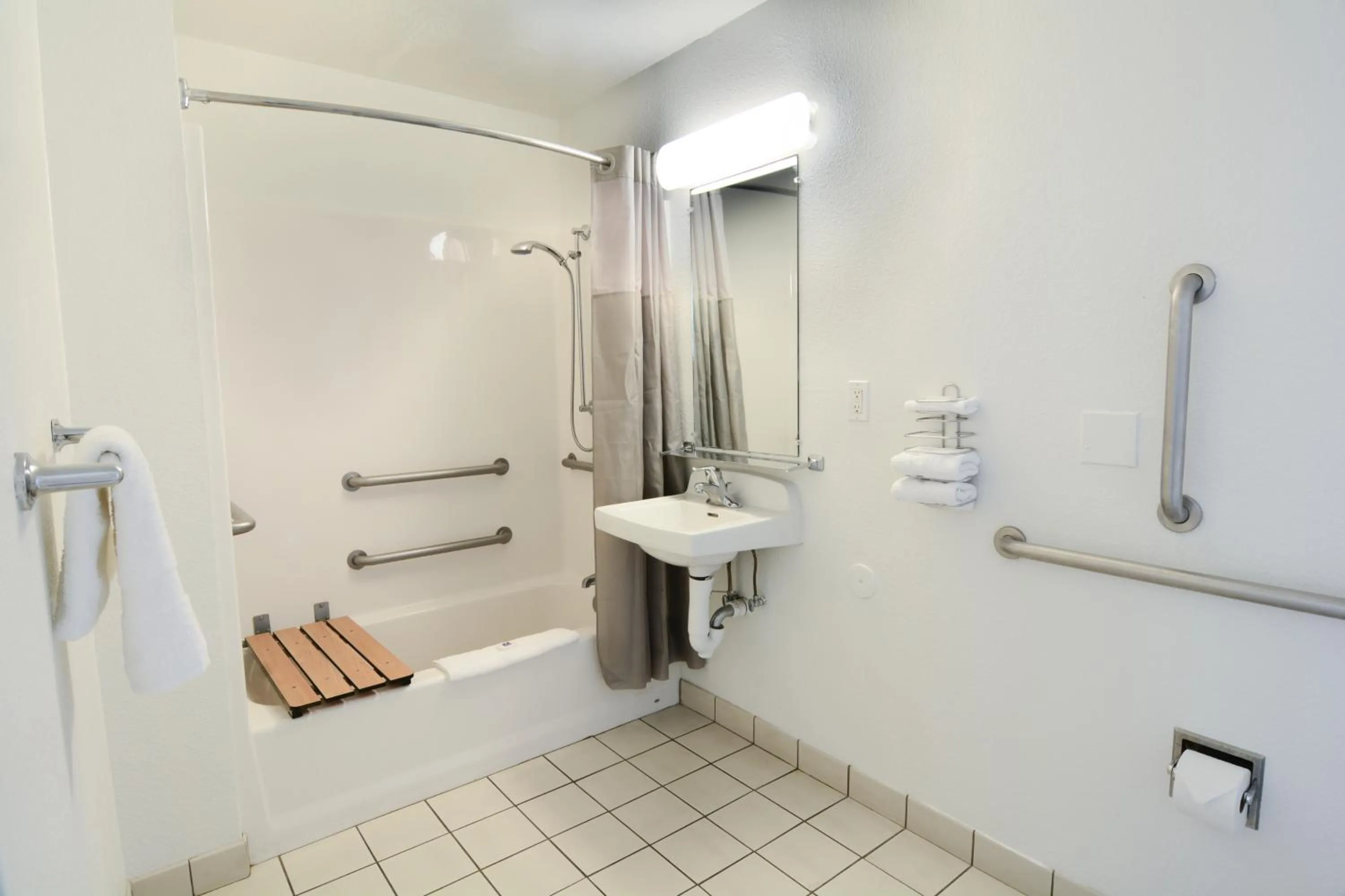 Shower in Motel 6-Galveston, TX