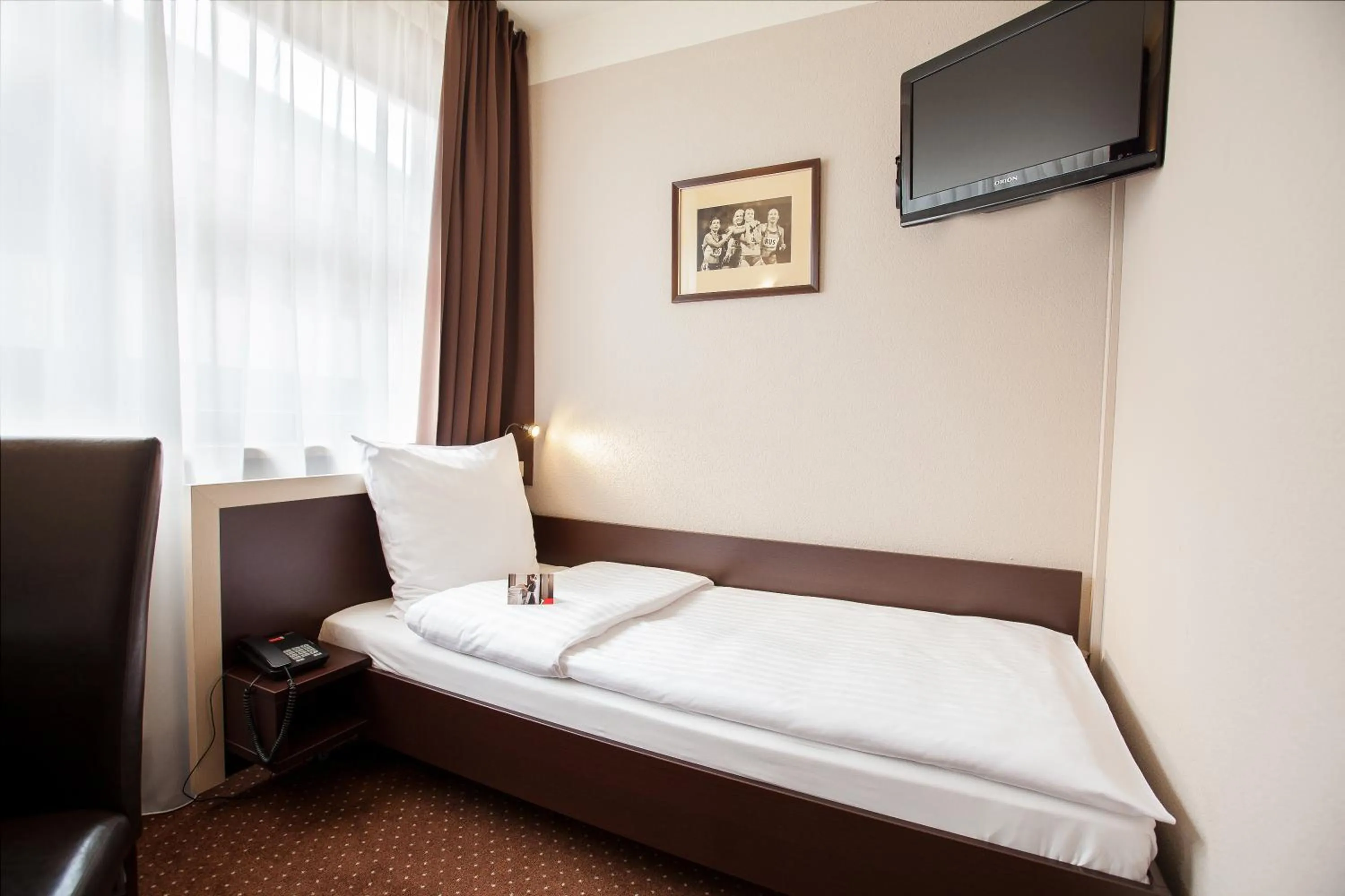 Bed in Hotel Diament Spodek
