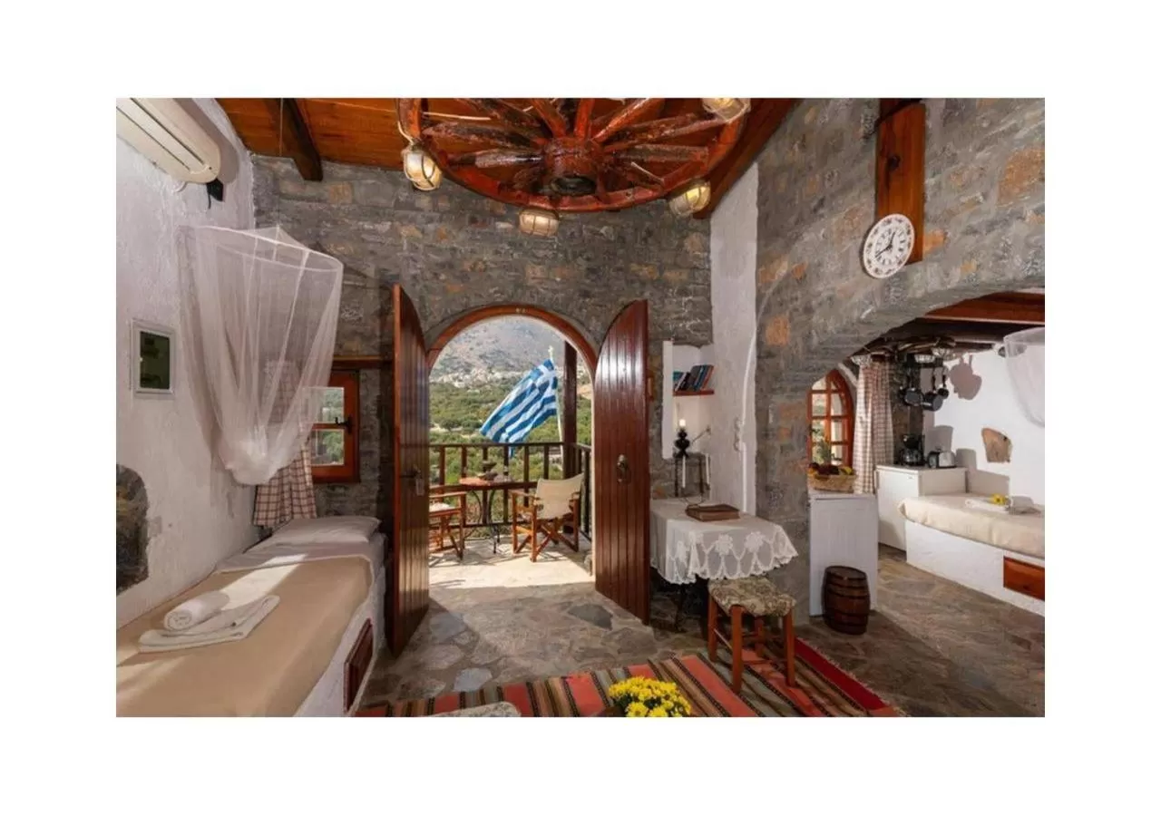 Living room, Seating Area in The Traditional Homes of Crete