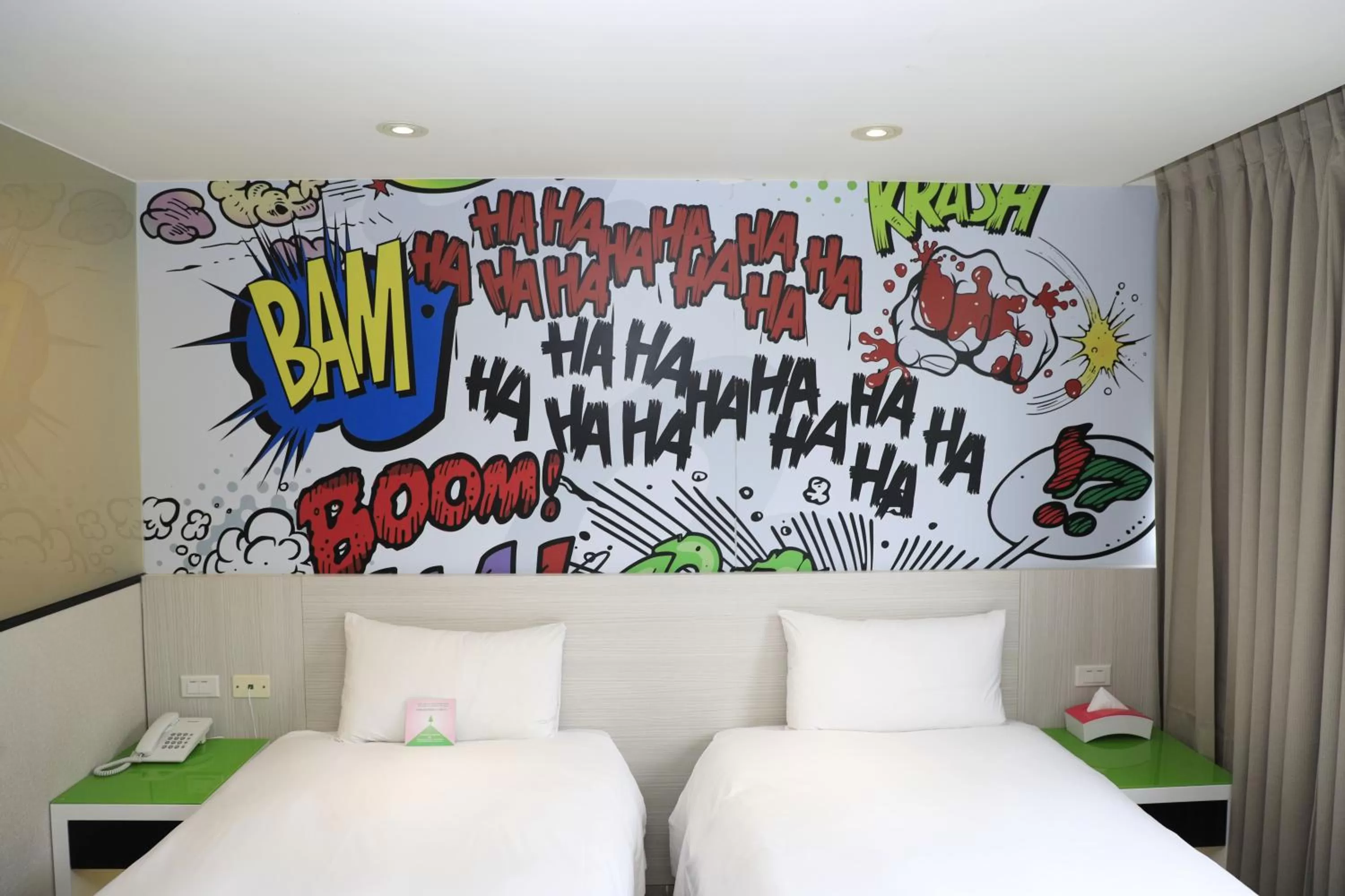 Bed in Wholesome Hotel