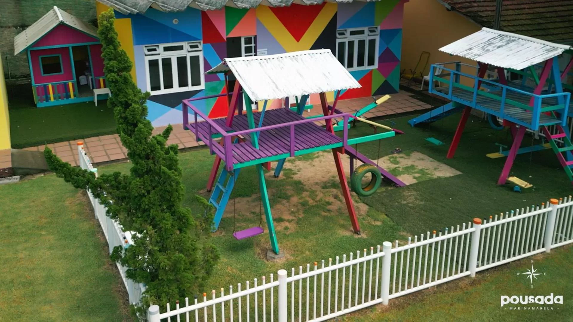 Children play ground in Pousada Marinamarela