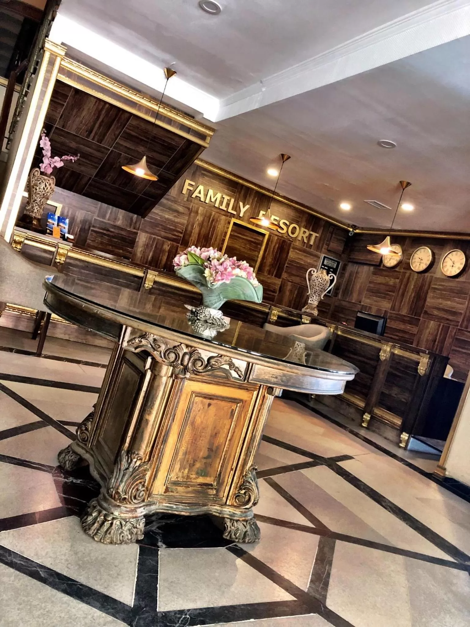 Lobby or reception in Family Resort Hotel