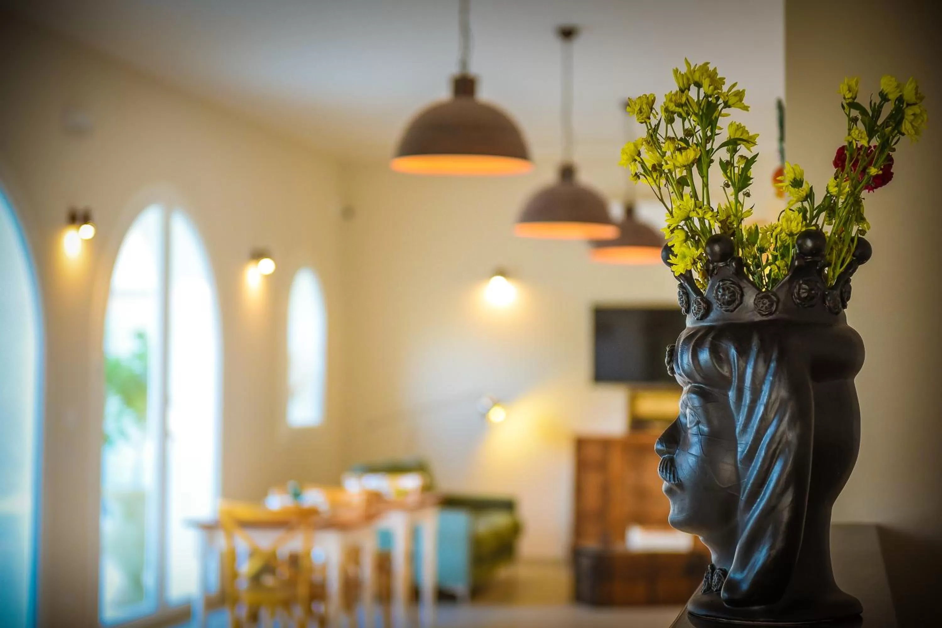 Decorative detail in Baglio Genovesi