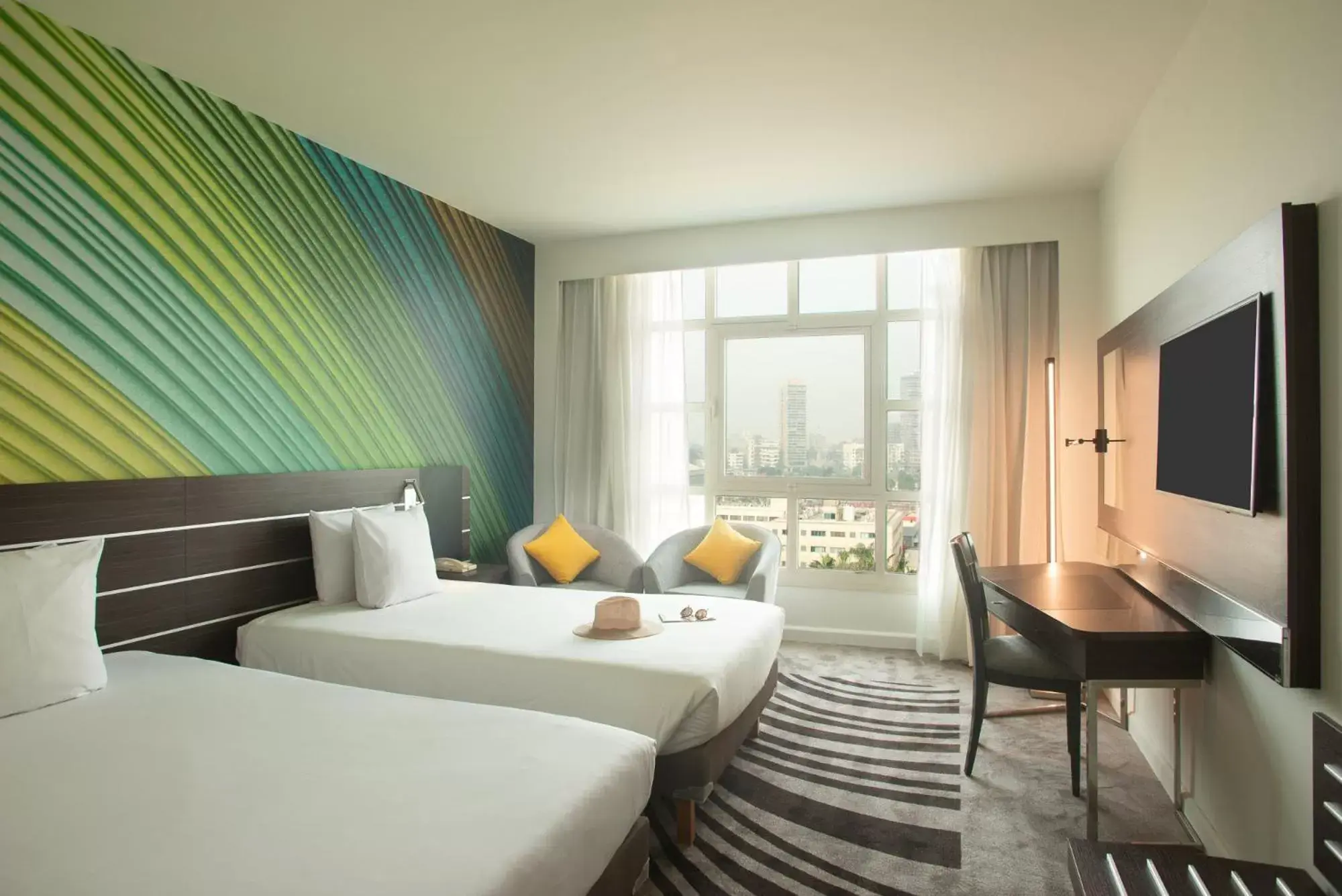 Superior Twin Room - City Side in Novotel Cairo El Borg Superior Twin Room - City Side in Novotel Cairo El Borg