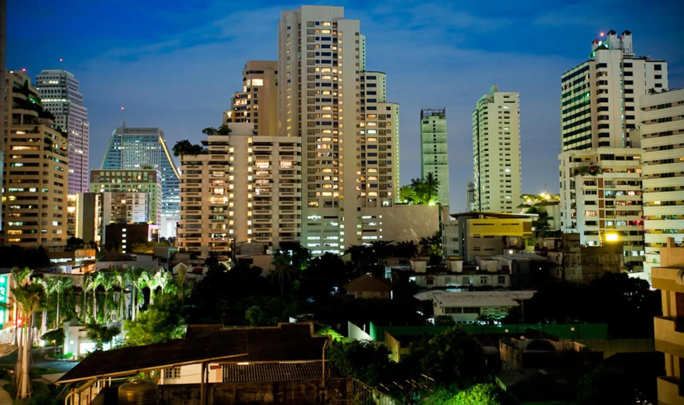 City view in Icheck Inn Residences Sukhumvit 20