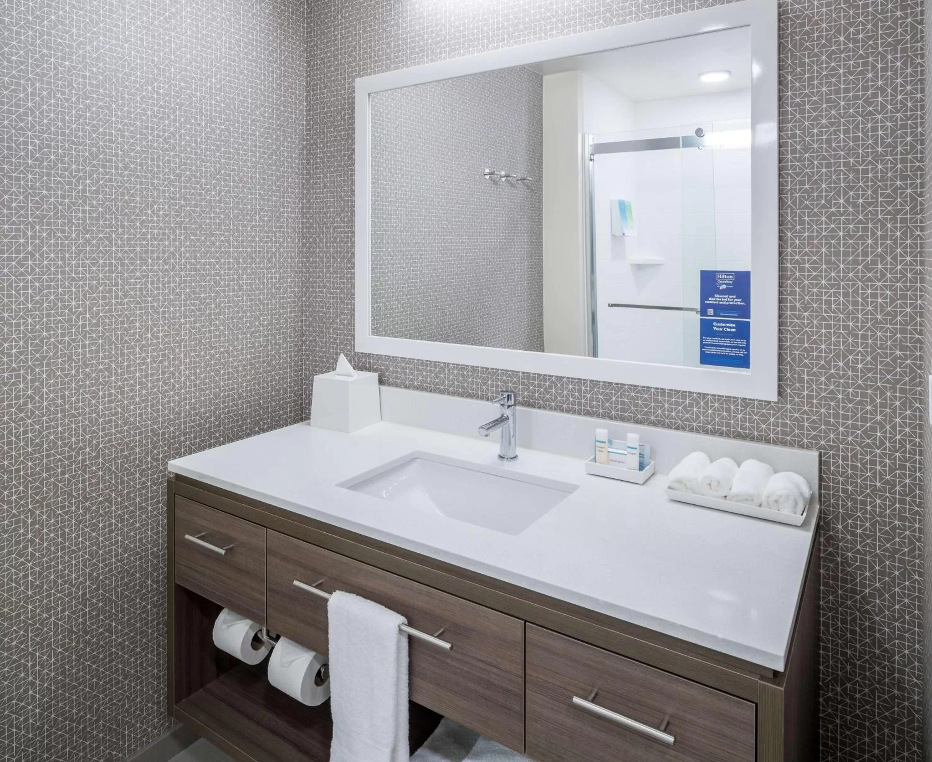 Bathroom in Home2 Suites By Hilton Cape Canaveral Cruise Port