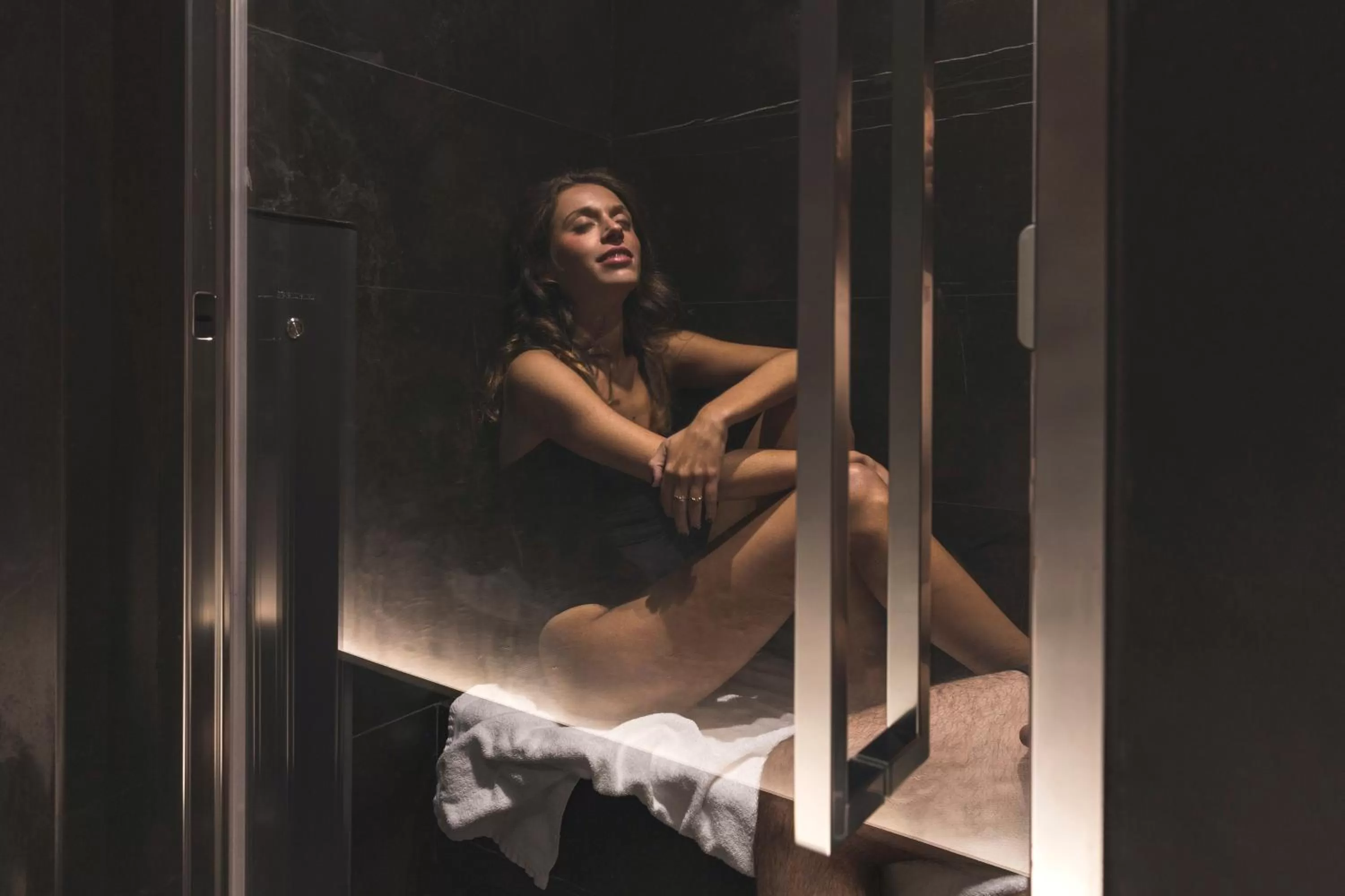 Sauna in Hotel Scenario