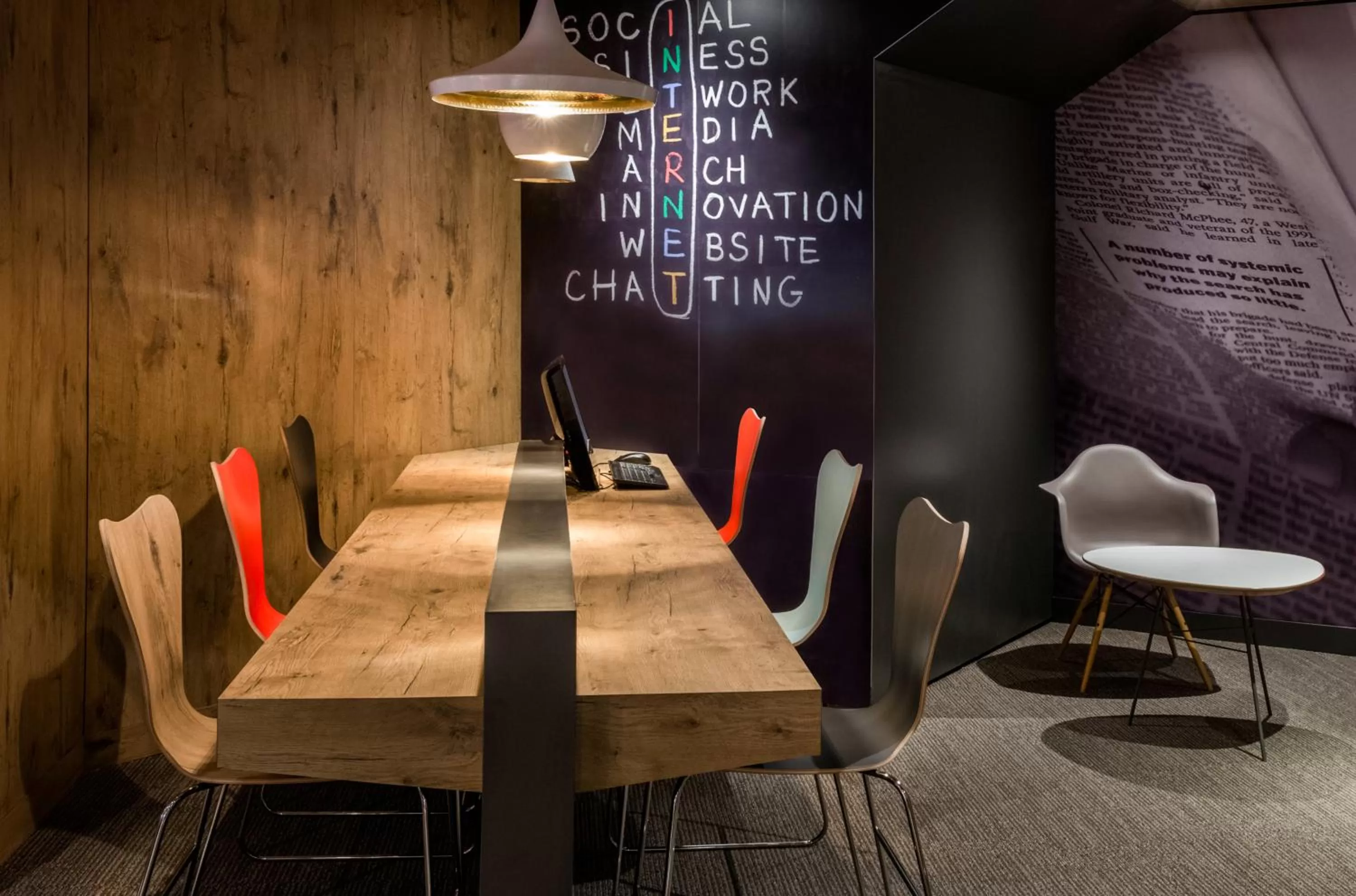 Lobby or reception in ibis Paris La Defense Courbevoie