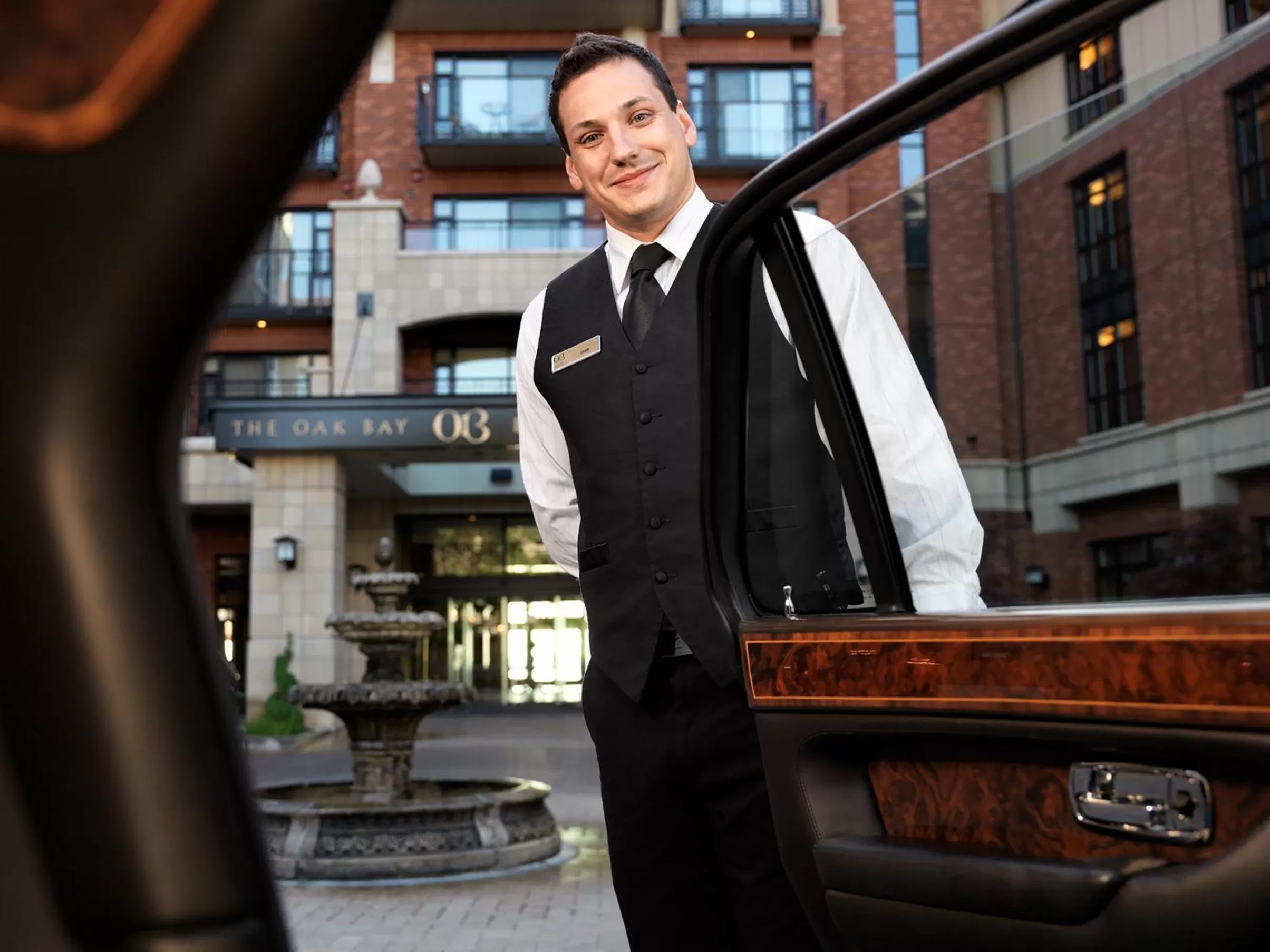 Facade/entrance in Oak Bay Beach Hotel