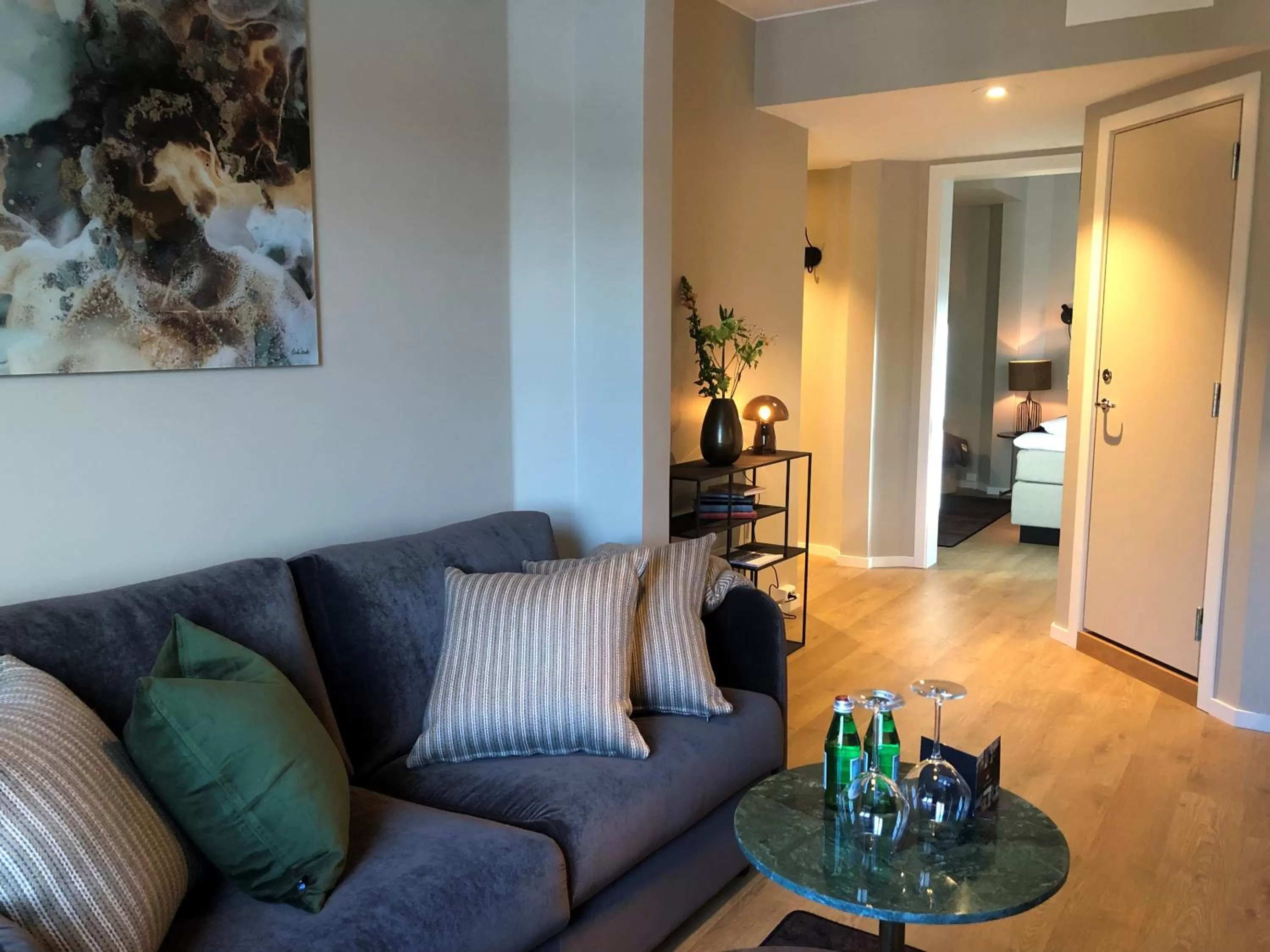 Living room in Aksjemøllen - by Classic Norway Hotels