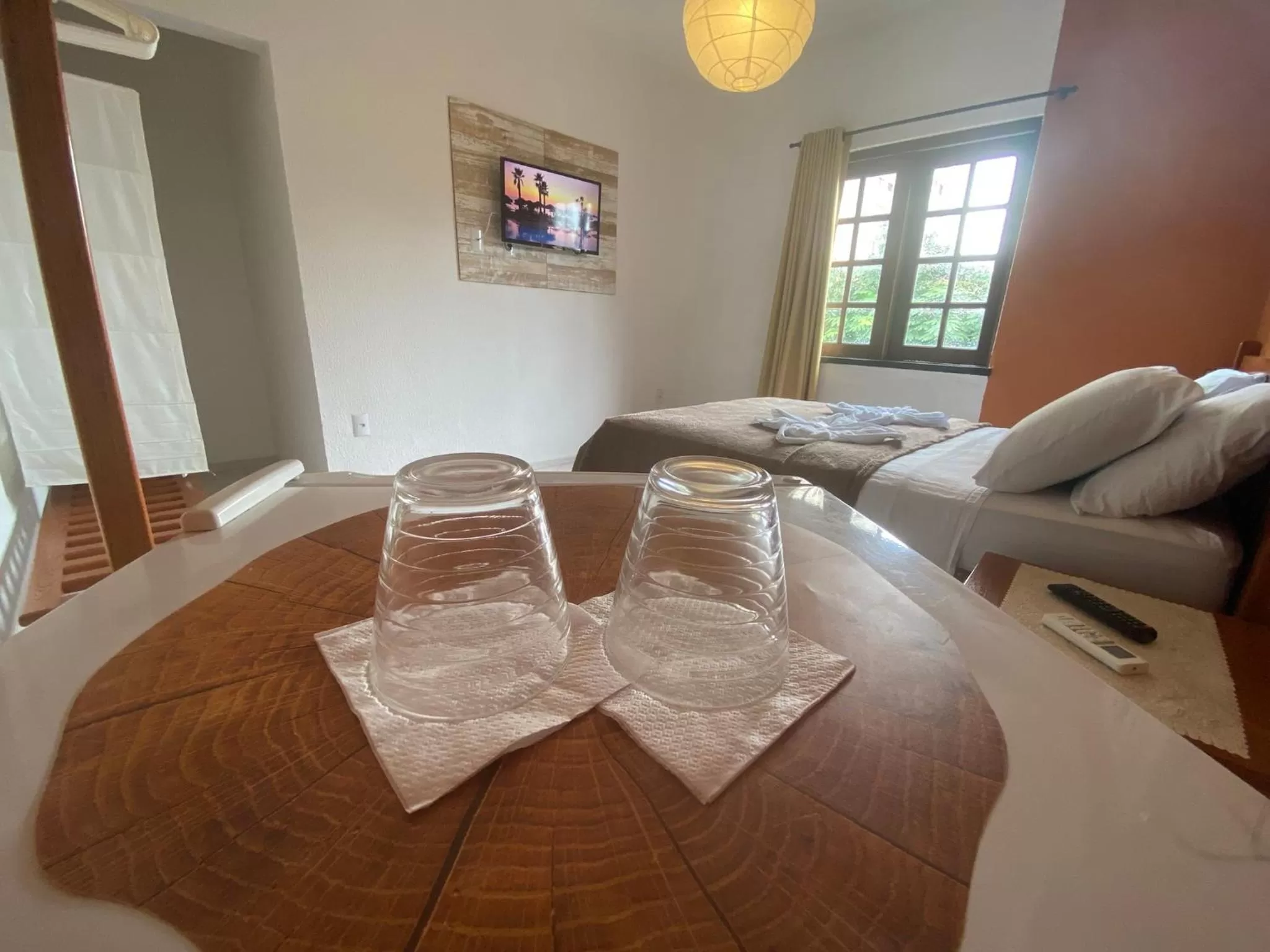 Bed in Refúgio Pousada Fortaleza