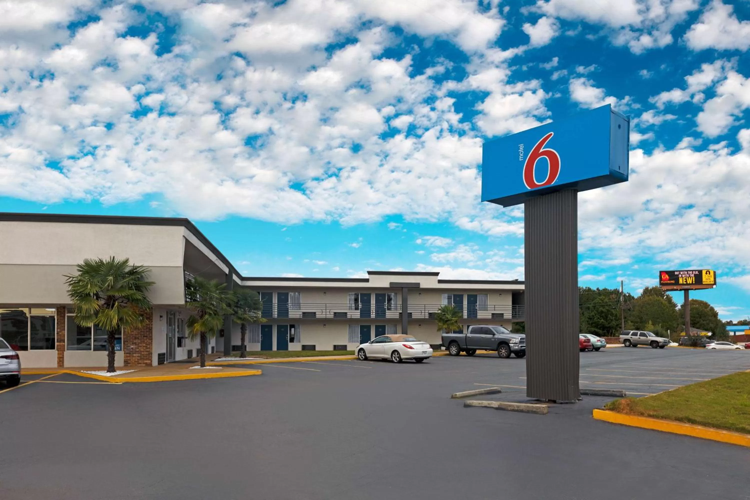 Property building in Motel 6 McDonough, GA