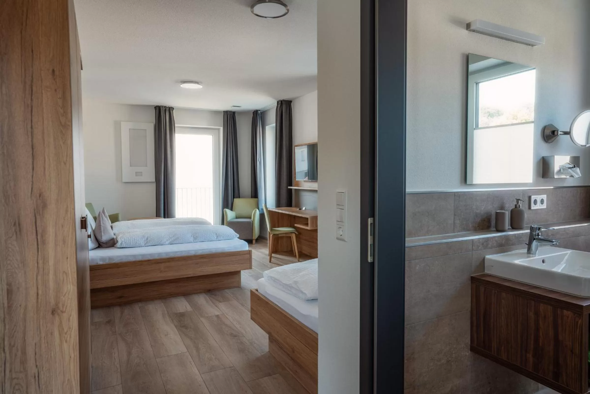 Bed in Gasthof Hosbein