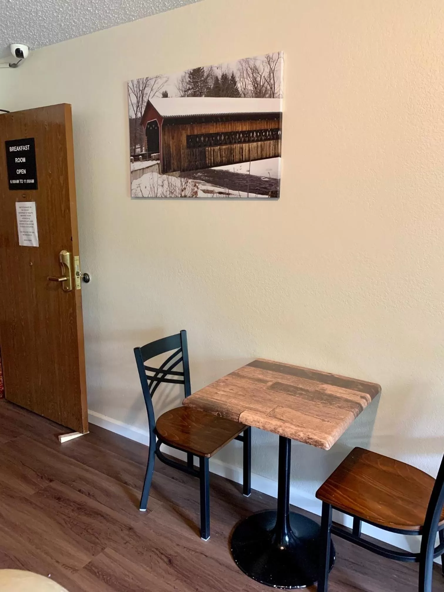 Breakfast in The Covered Bridge Inn