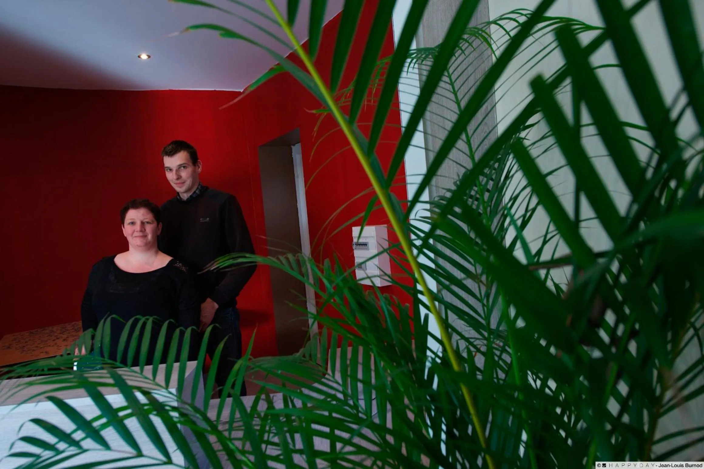 Lobby or reception in Hôtel La Tente Verte