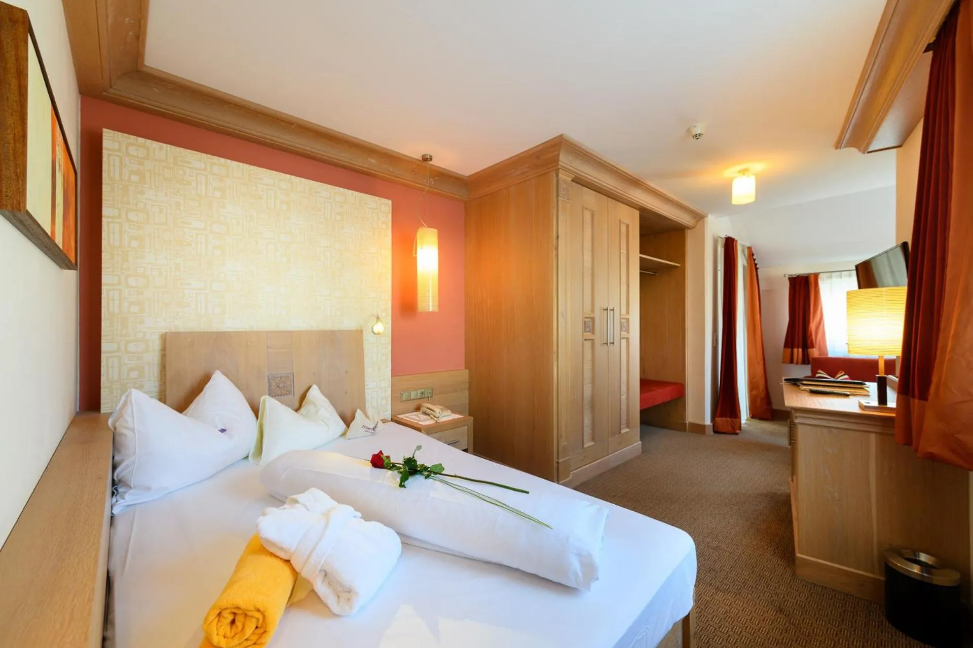 Bedroom, Bed in Wellnesshotel Schönruh - Adults only