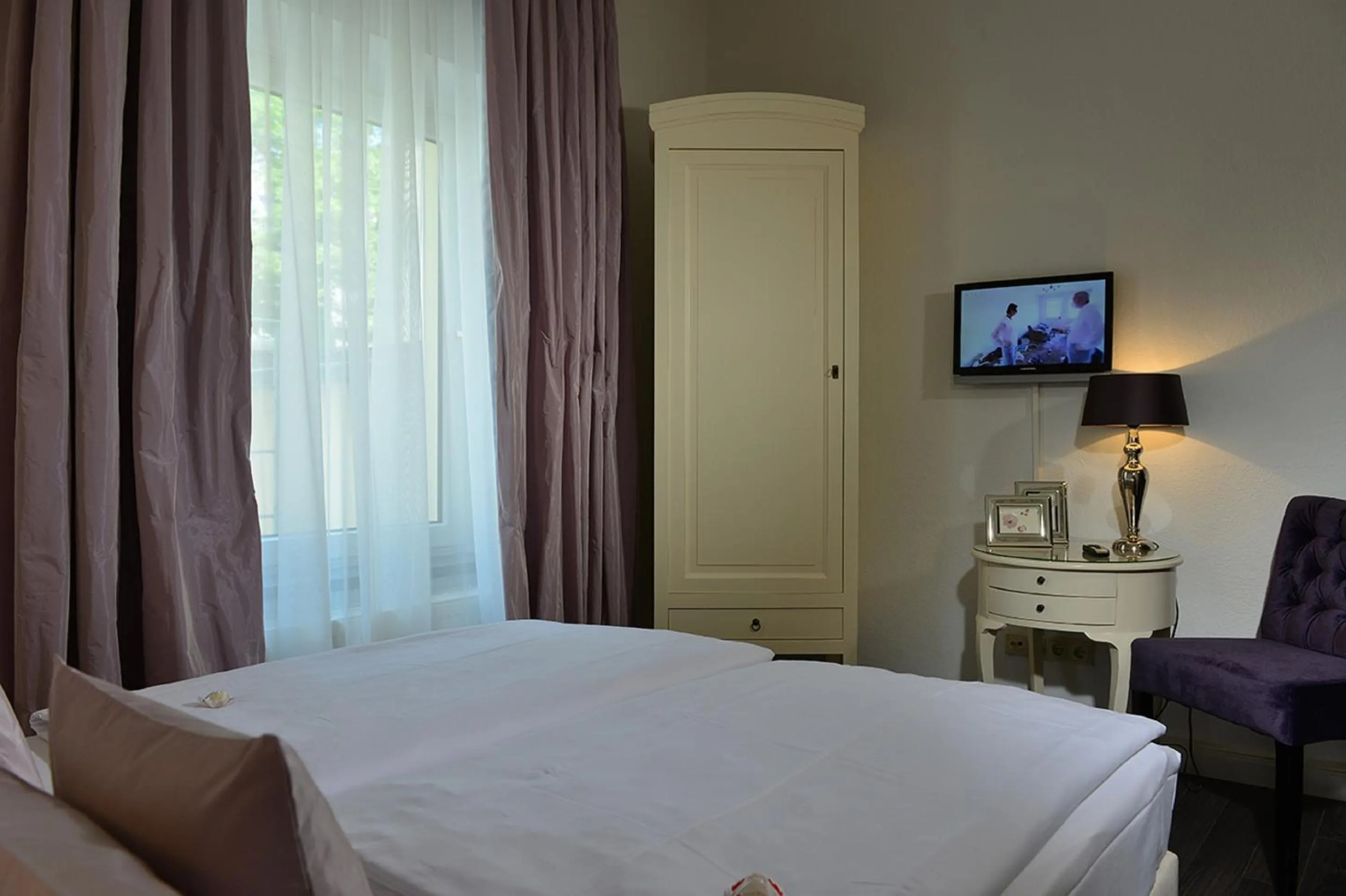 Bed in Hotel Domspitzen