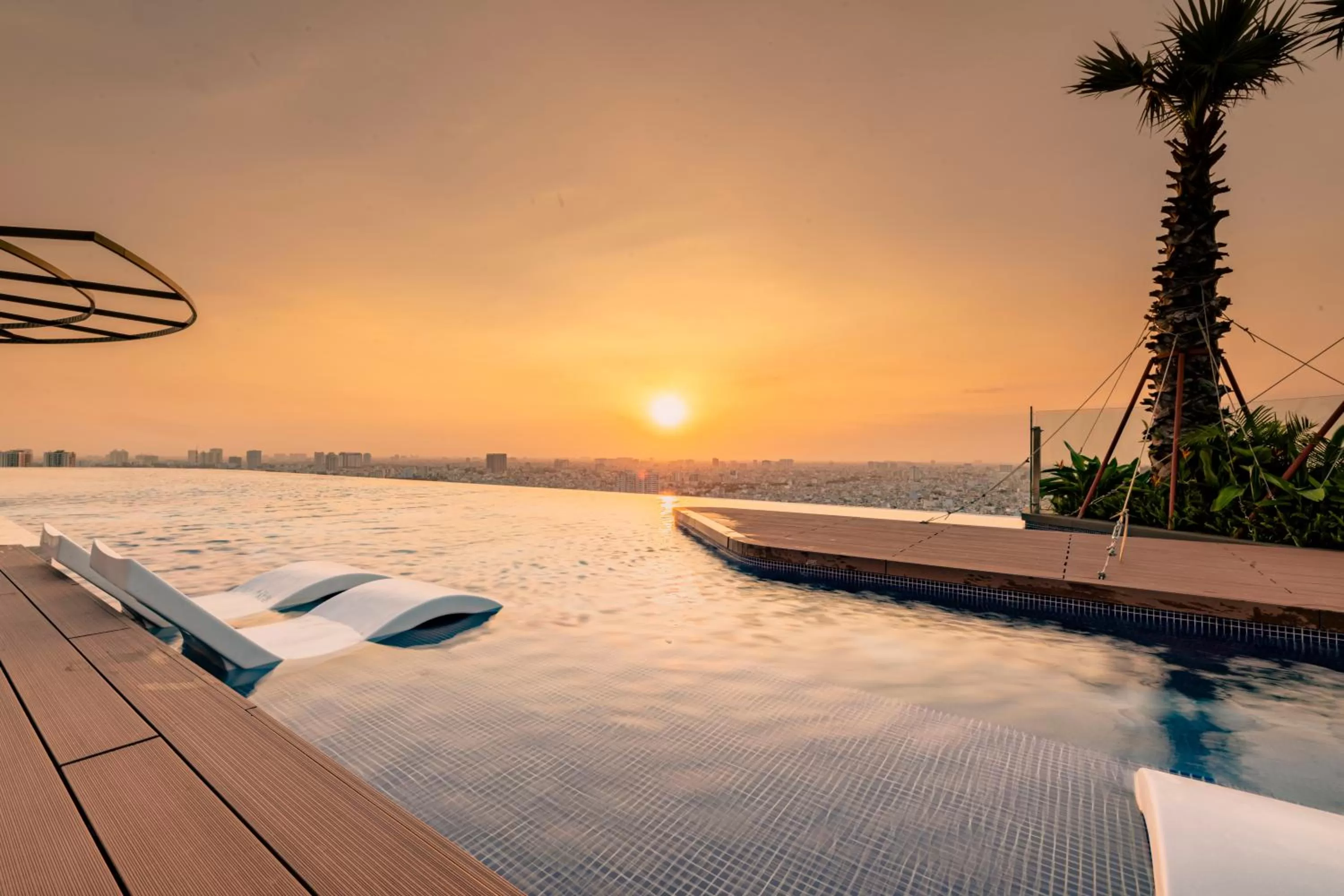 Swimming pool in La Vela Saigon Hotel