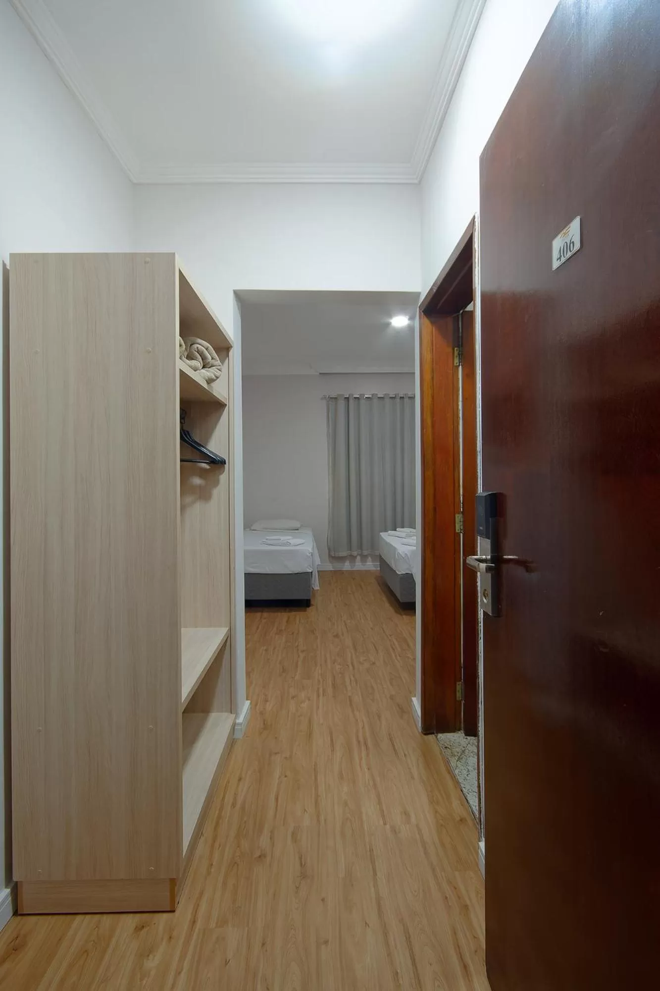 Bed in Fênix Hotel Campinas