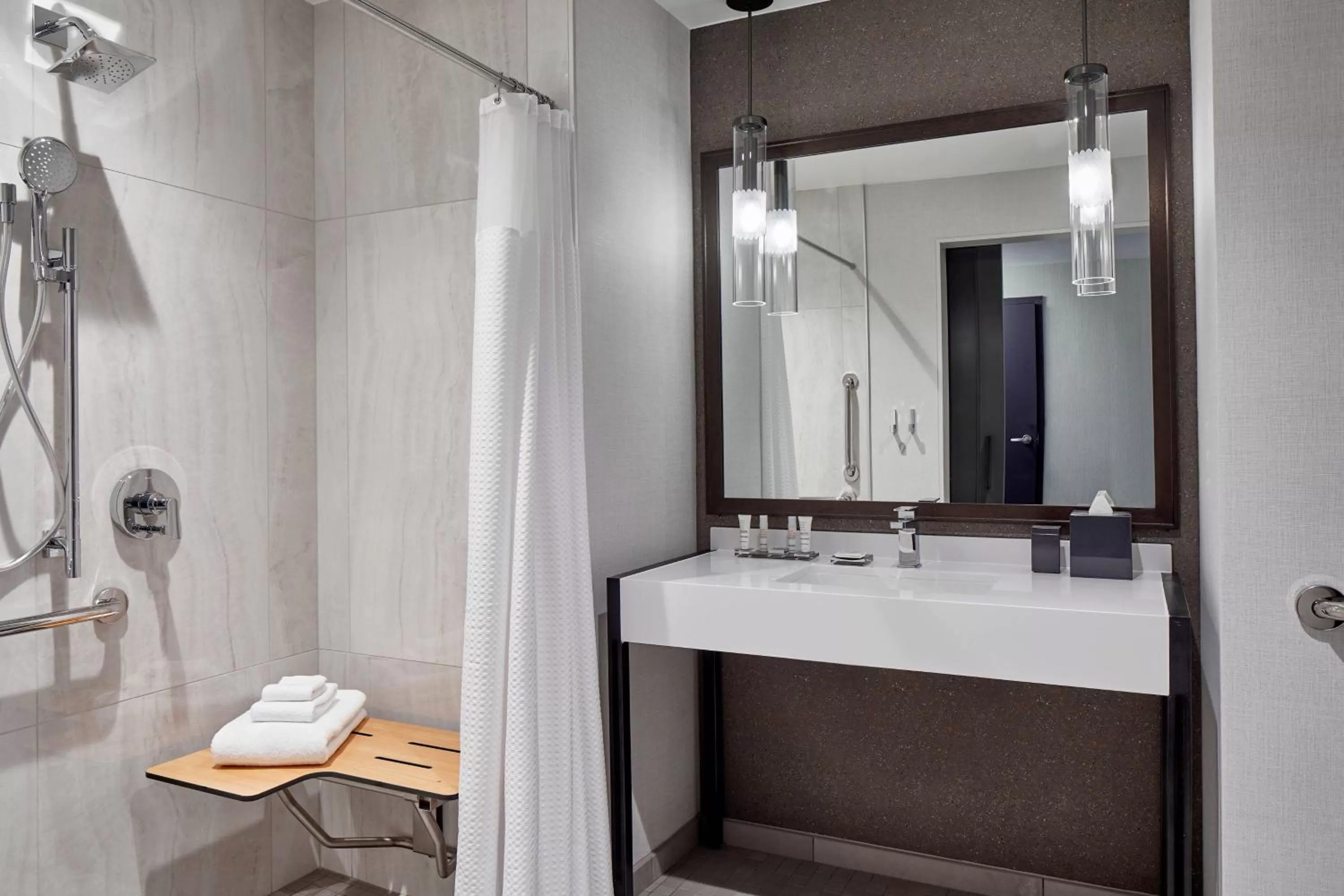 Bathroom in UNC Charlotte Marriott Hotel & Conference Center